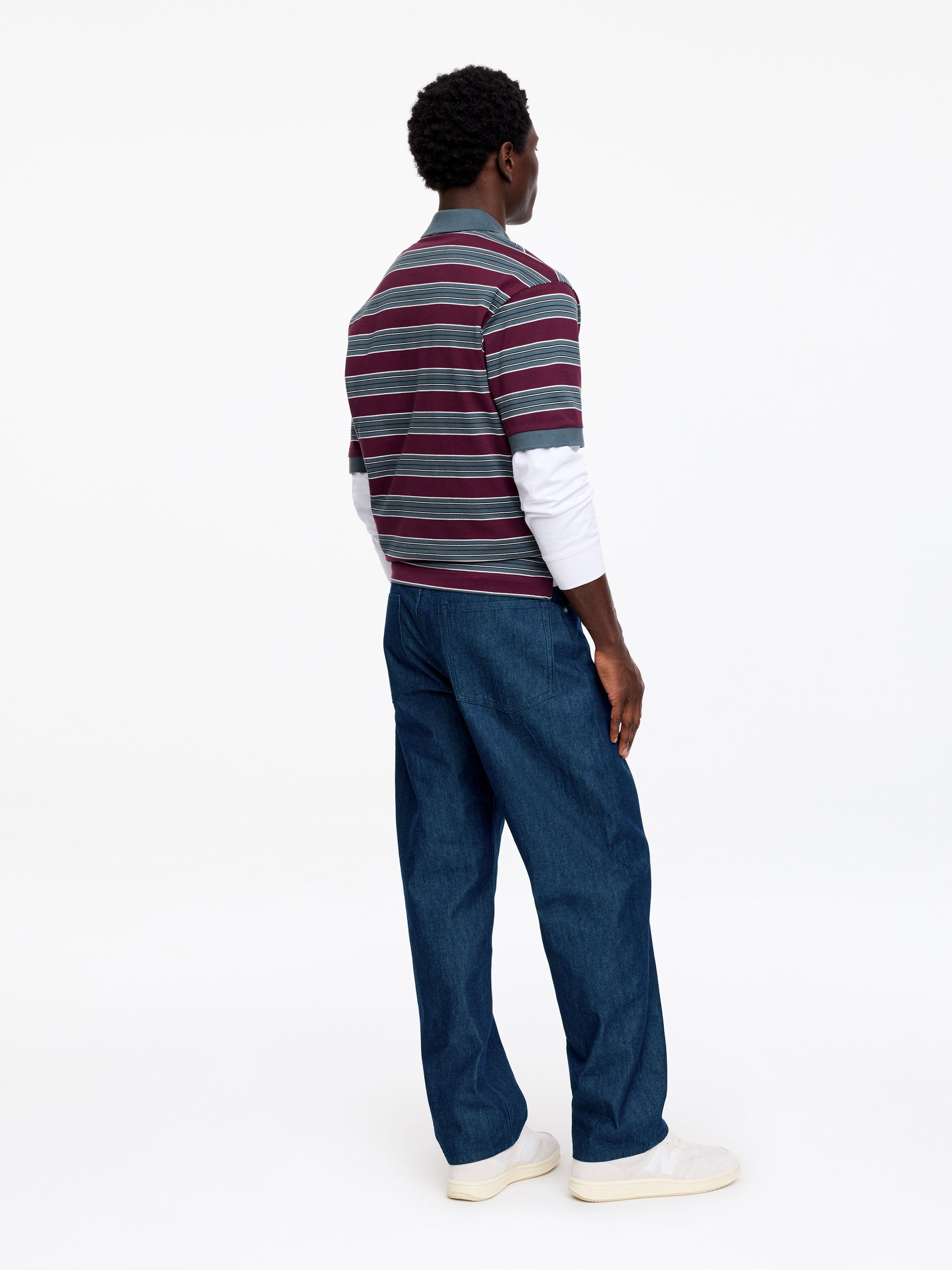 CREEK Relaxed Barrel Jeans - Dark Blue - Relaxed fit - Men - StillMedia/Lookbook - 3