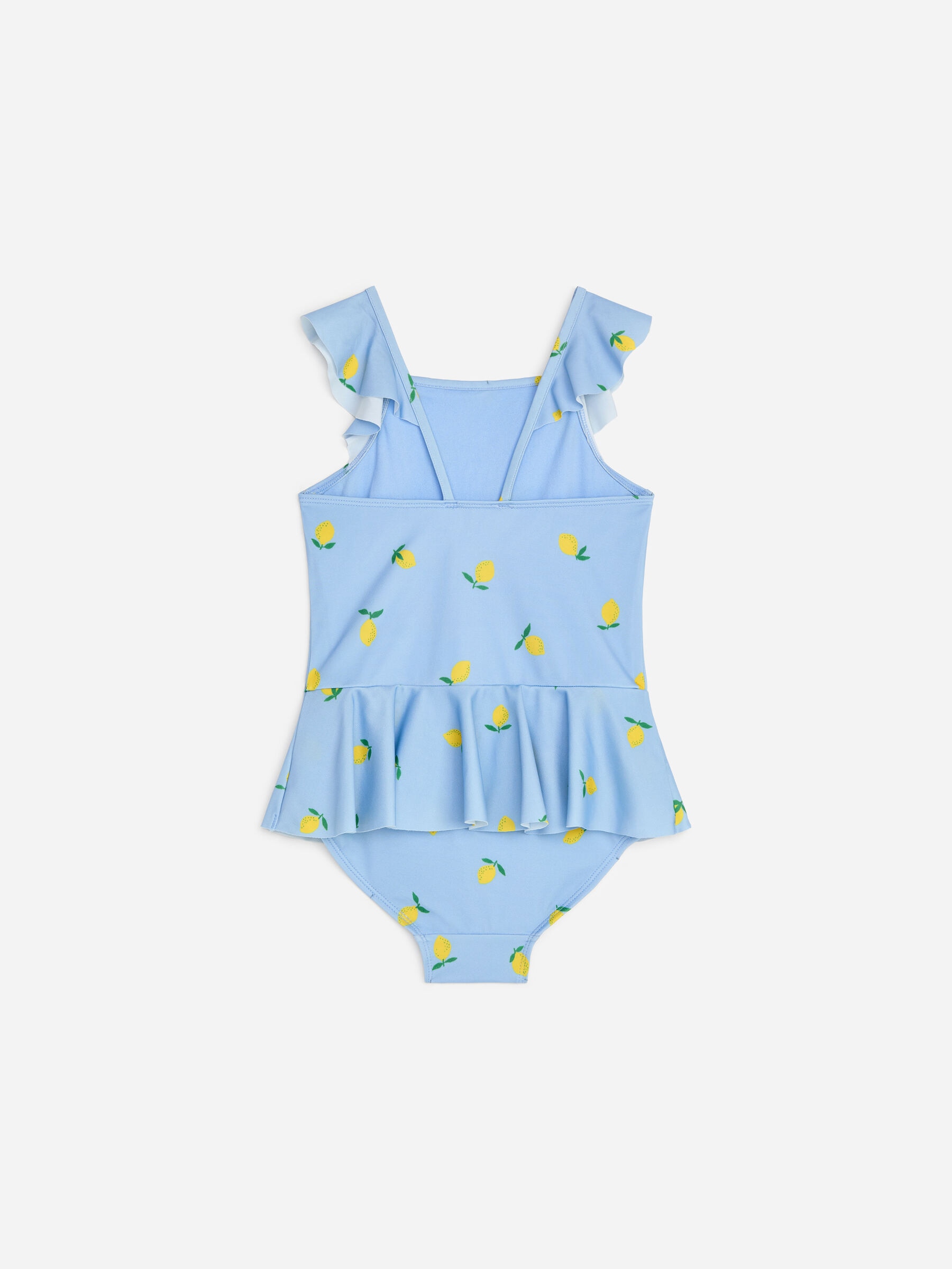 Frill Swimsuit - Blue/Lemons - Children - StillMedia/DescriptiveStillLife - 2