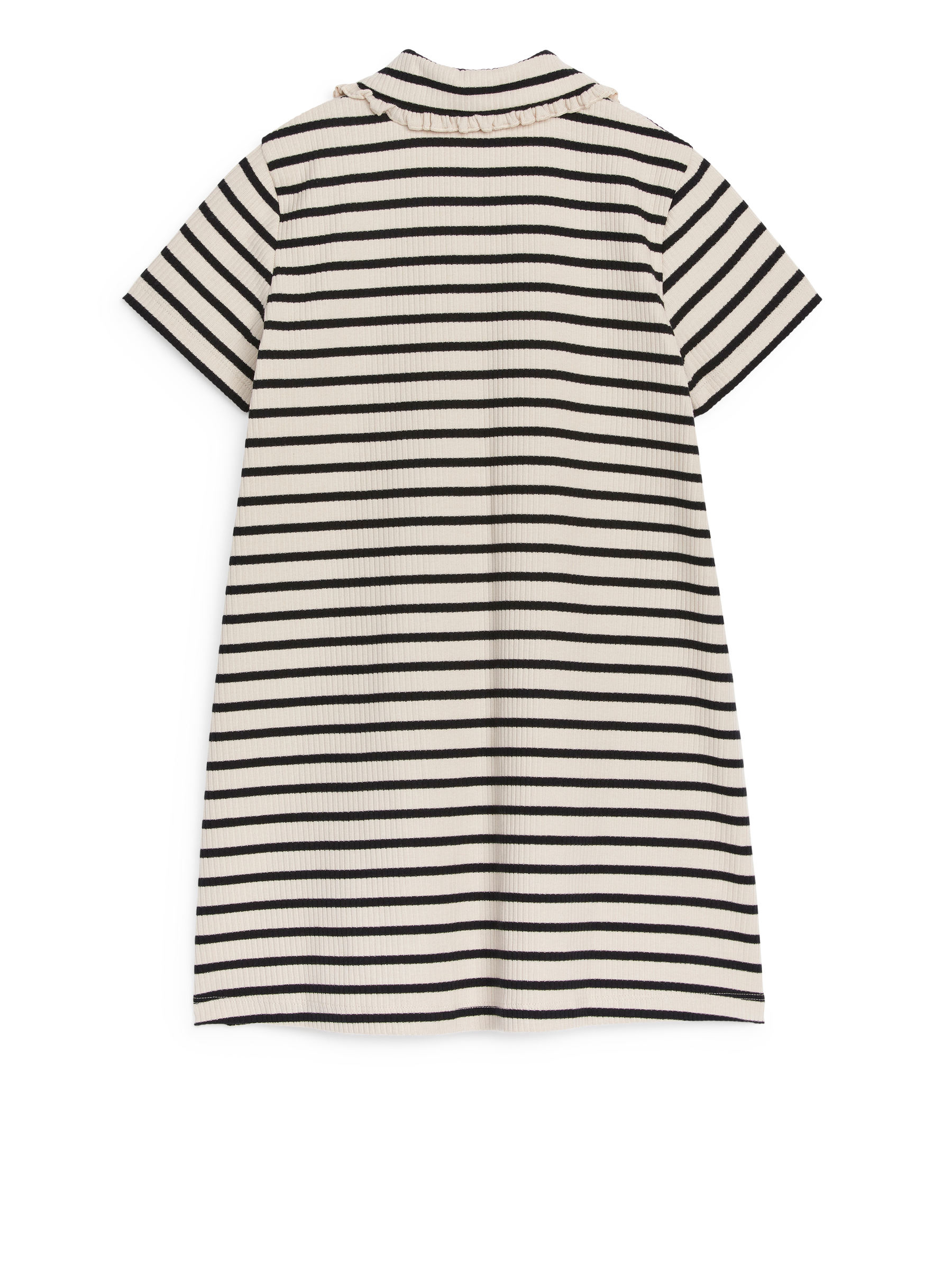 Frill Collar Dress - Black/Off White - Regular fit - Children - StillMedia/DescriptiveStillLife - 2