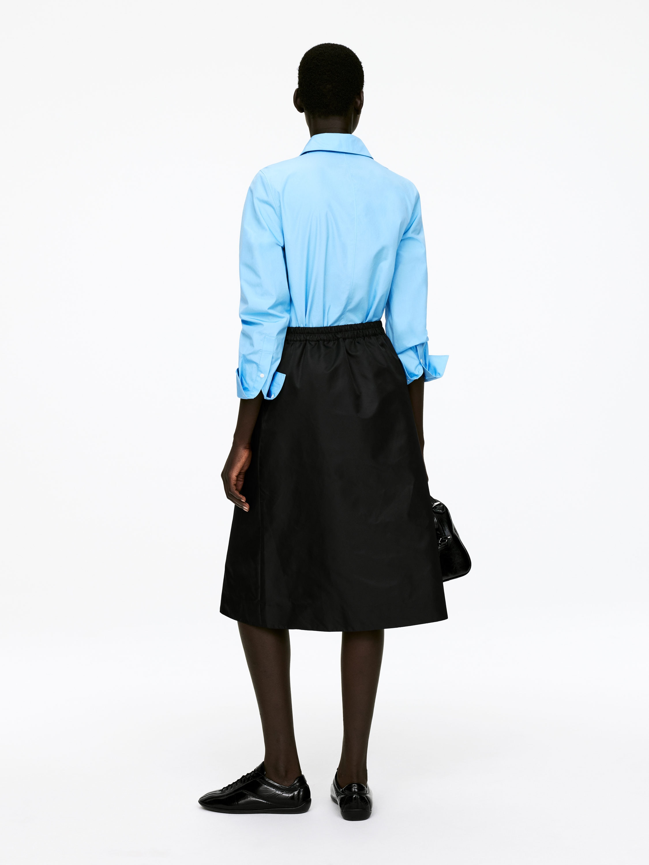 Nylon Skirt - Black - Regular fit - Women - StillMedia/Lookbook - 6