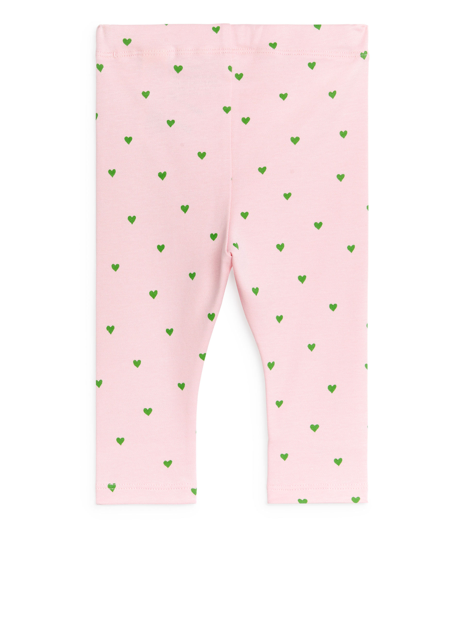 Jerseyleggings - Herzen in Rosa/Grün - Kinder - StillMedia/DescriptiveStillLife - 3