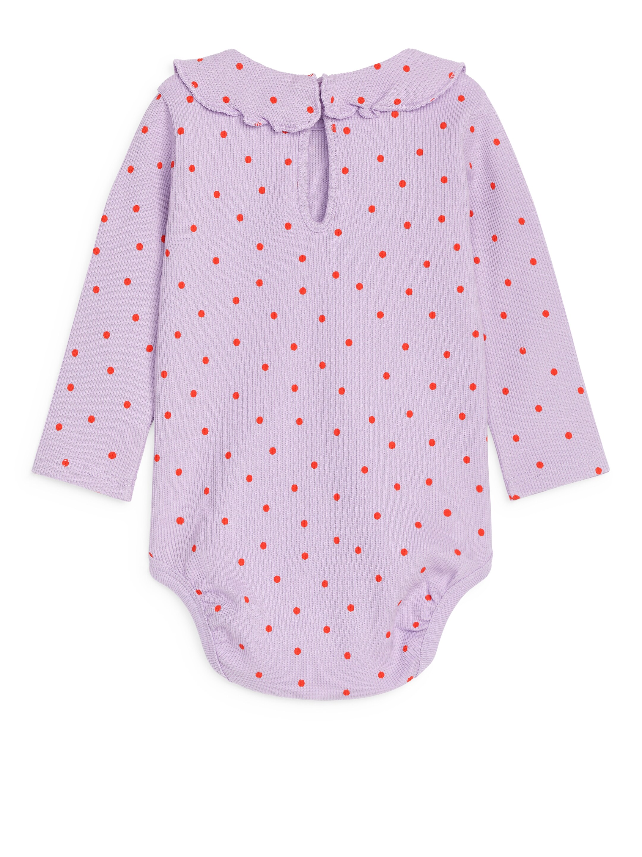 Grösseres Bild ansehen: Gerüschter Body - Flieder/Rot - KINDER | H&M CH 2