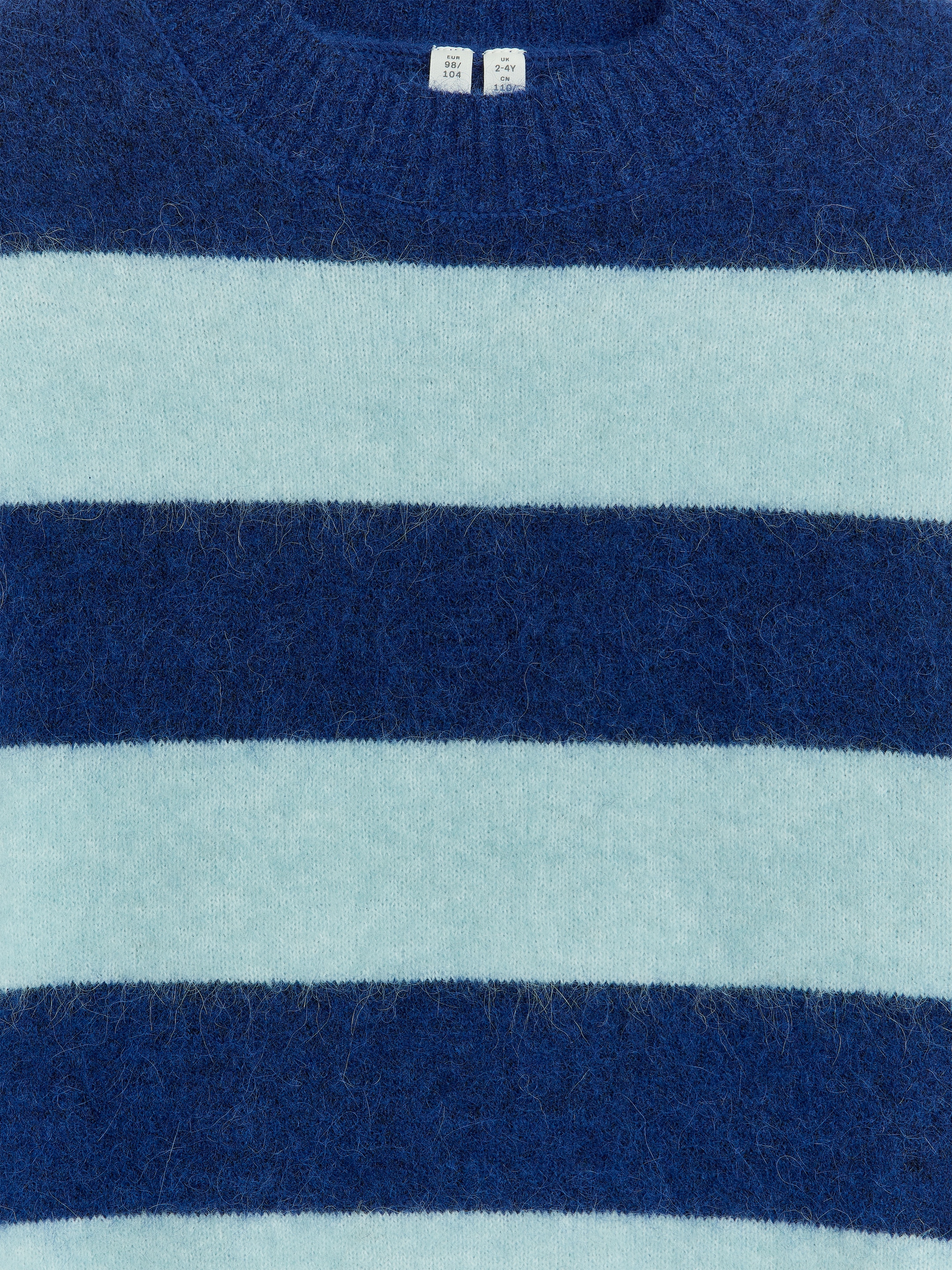 Striped Wool-Alpaca Blend Jumper - Blue/Mint - Regular fit - Children - StillMedia/DescriptiveDetail - 2