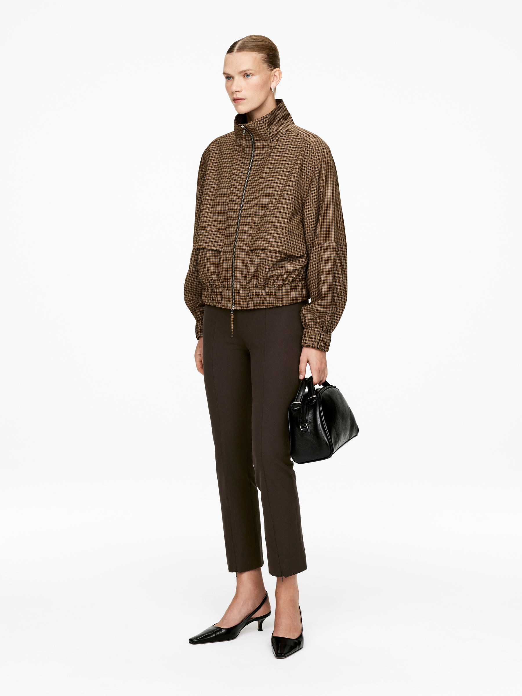 Slim-Fit Trousers - Brown - Slim fit - Women - StillMedia/Lookbook - 5