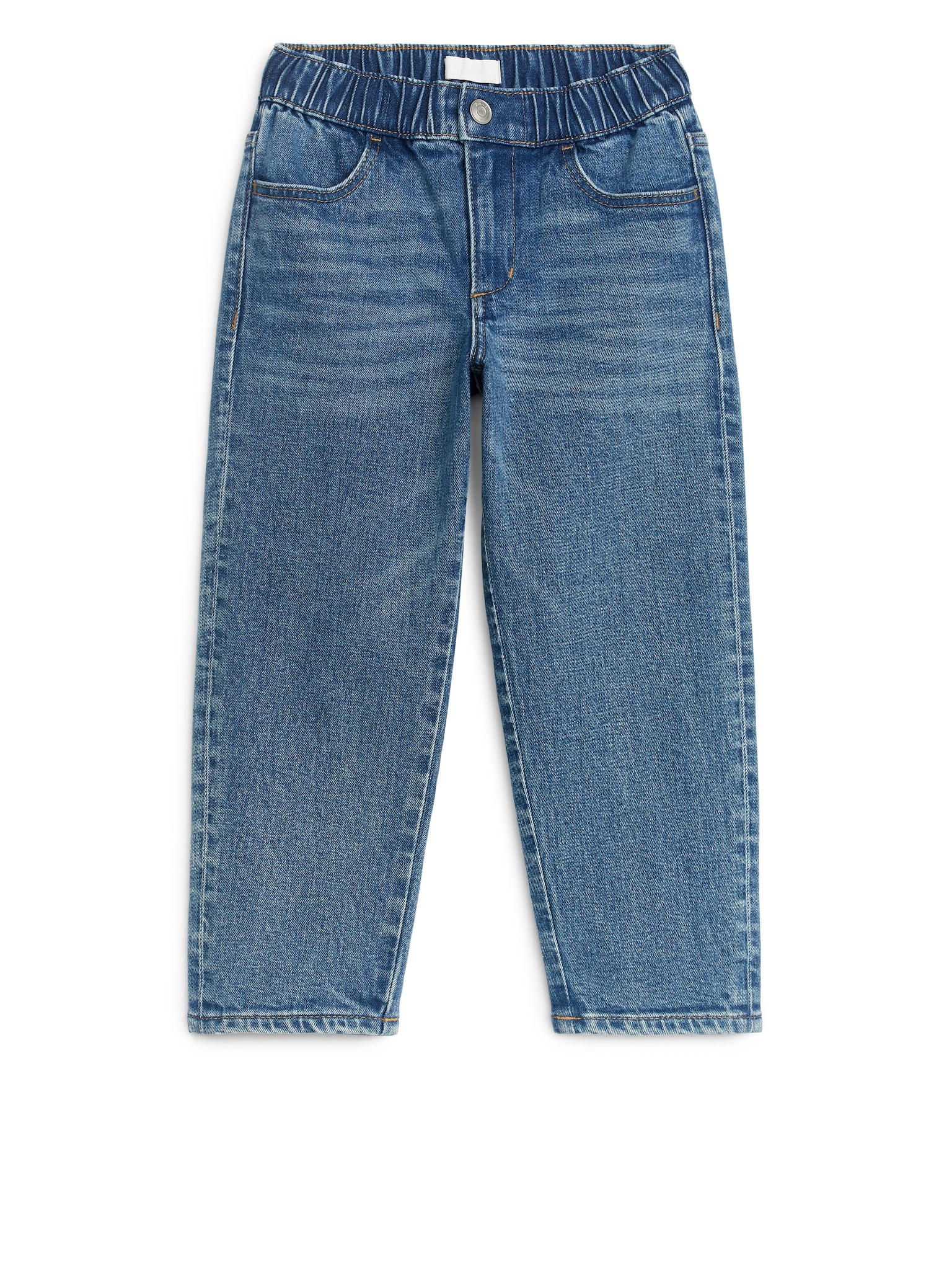 Denimové kalhoty na gumu - Light Blue/Modrá/Černá/Tmavě modrá/Washed Grey/Light Blue/Washed Black/Mid Blue/Mid Blue