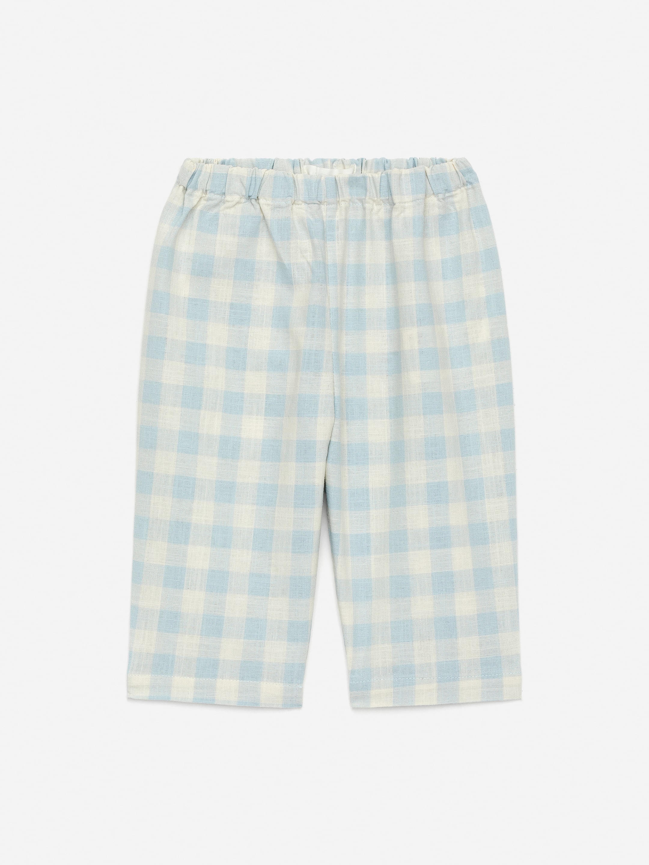 Pull-On Trousers - Off White/Black - Regular fit - children - StillMedia/DescriptiveStillLife - 3