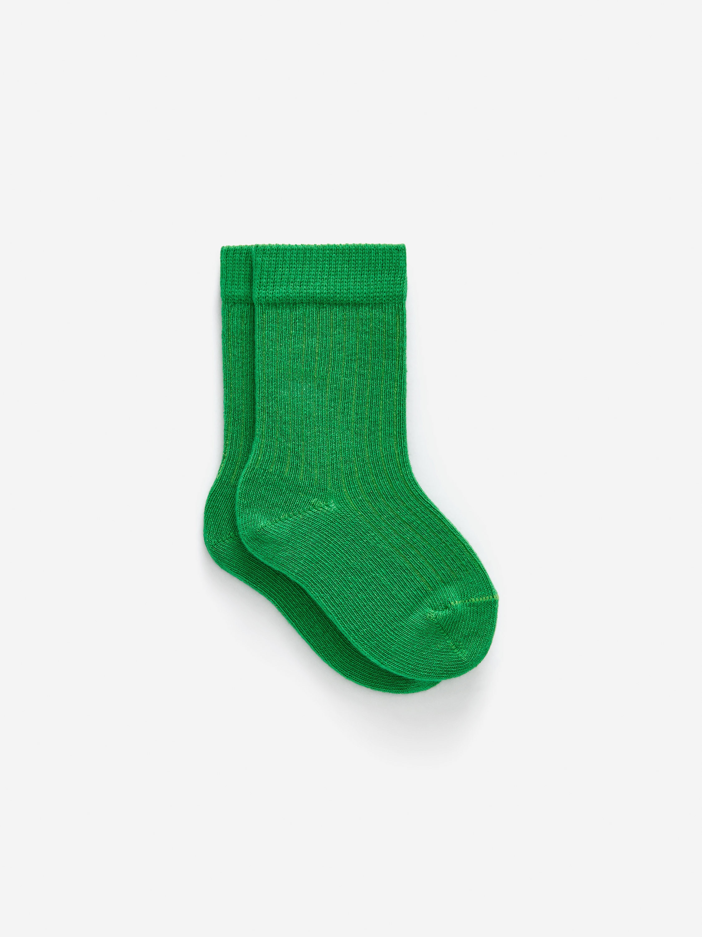 Rib Knit Baby Socks, 5 Pairs - Green/Blue - Children - StillMedia/DescriptiveStillLife - 1