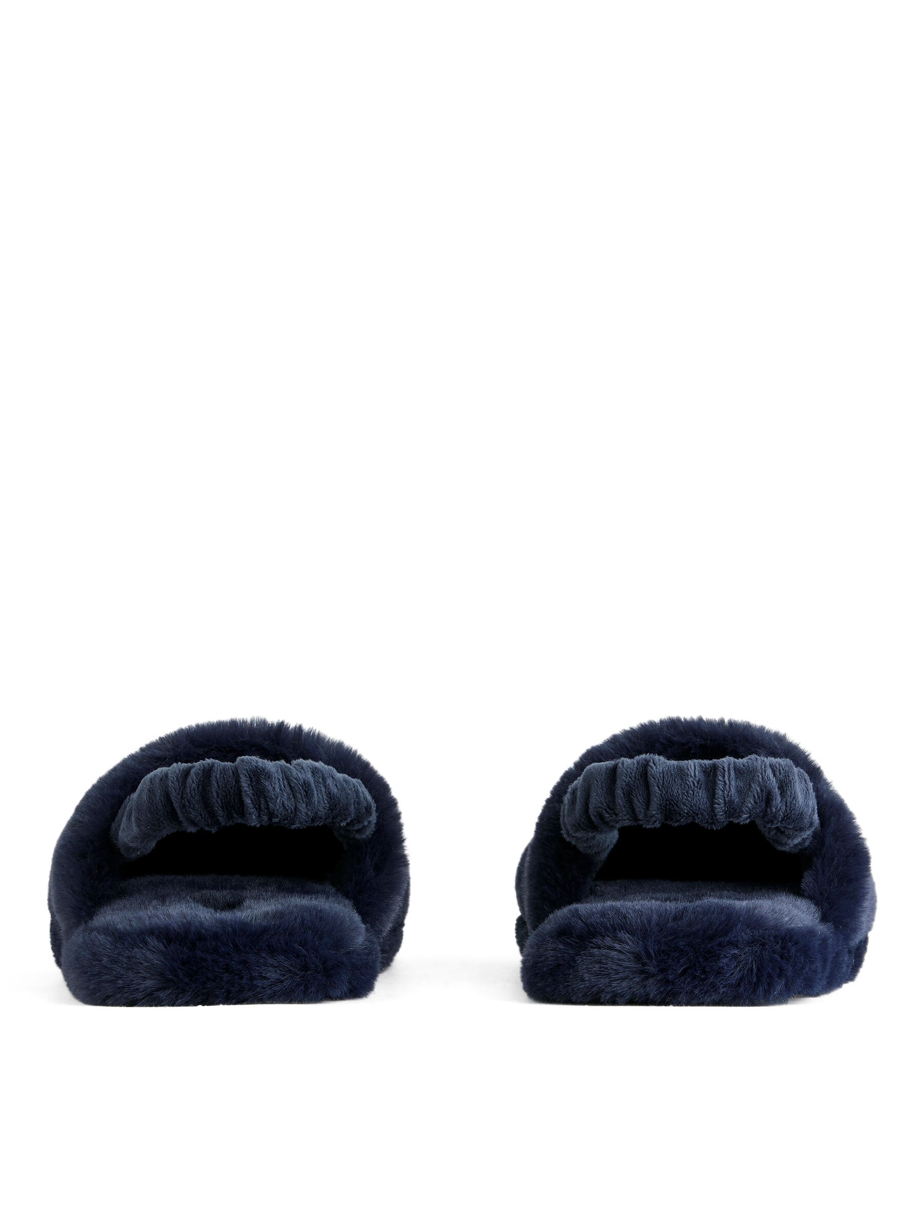 Hausschuhe aus Teddystoff - Dunkelblau - Kinder - StillMedia/DescriptiveStillLife - 2