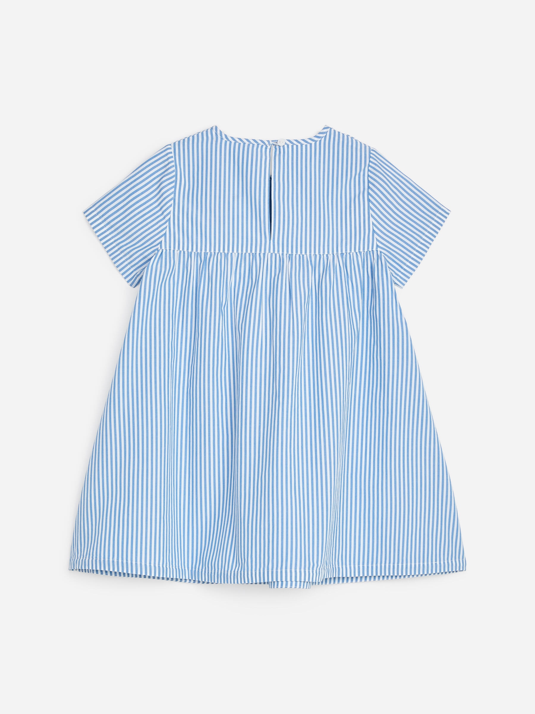 Cotton Dress - Blue/White - Regular fit - Children - StillMedia/DescriptiveStillLife - 3