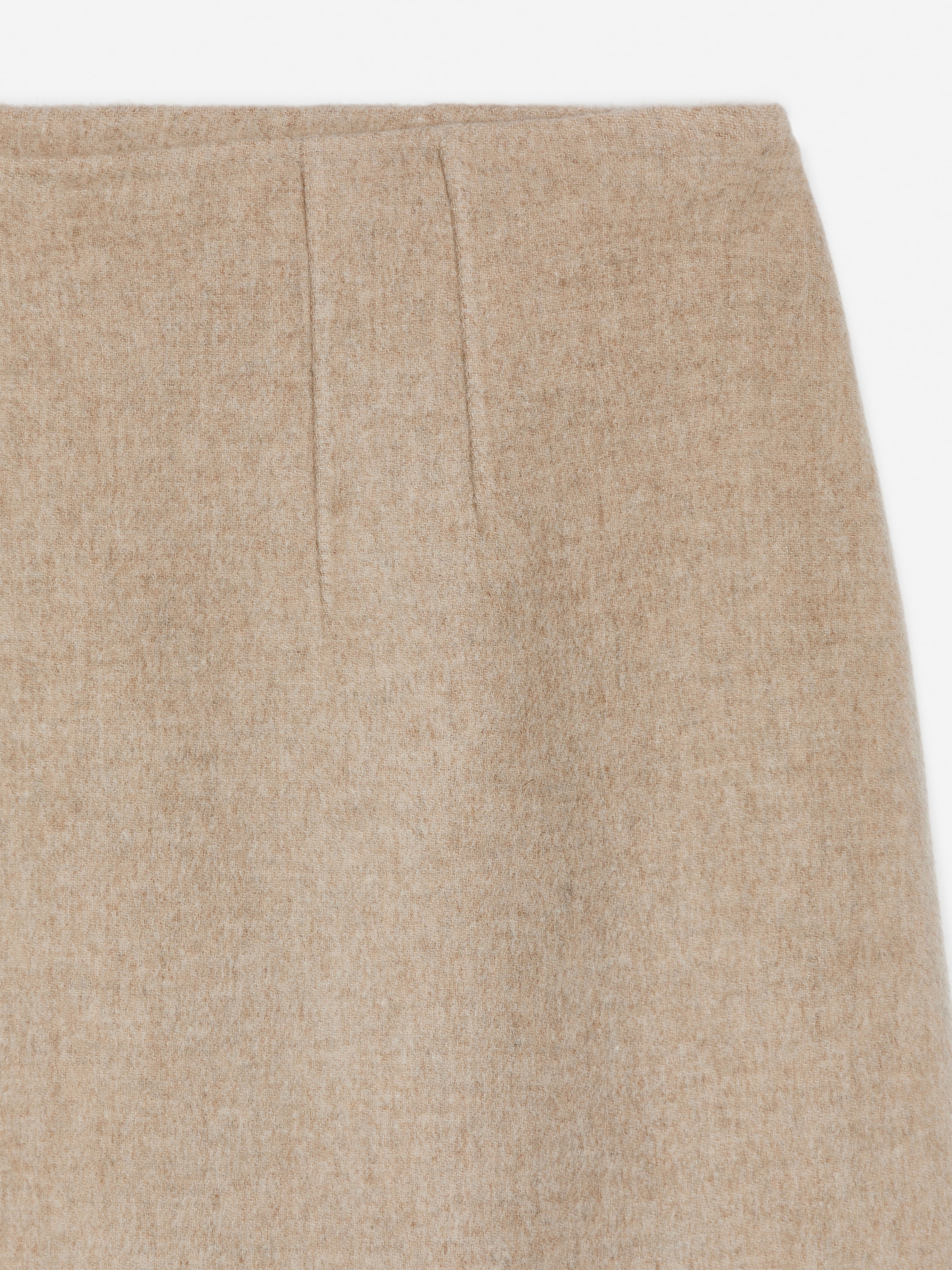 Doubleface-Rock aus Wolle und Lyocell - Beige - Regular Fit - Damen - StillMedia/DescriptiveDetail - 1
