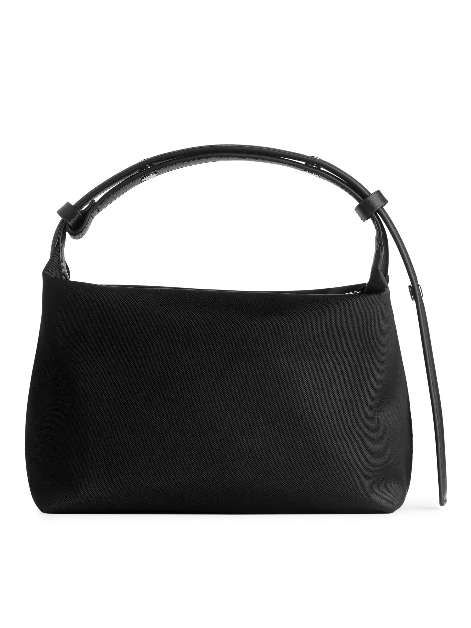 Crossbody-väska med läderdetaljer - Svart - Women - StillMedia/DescriptiveStillLife - 1