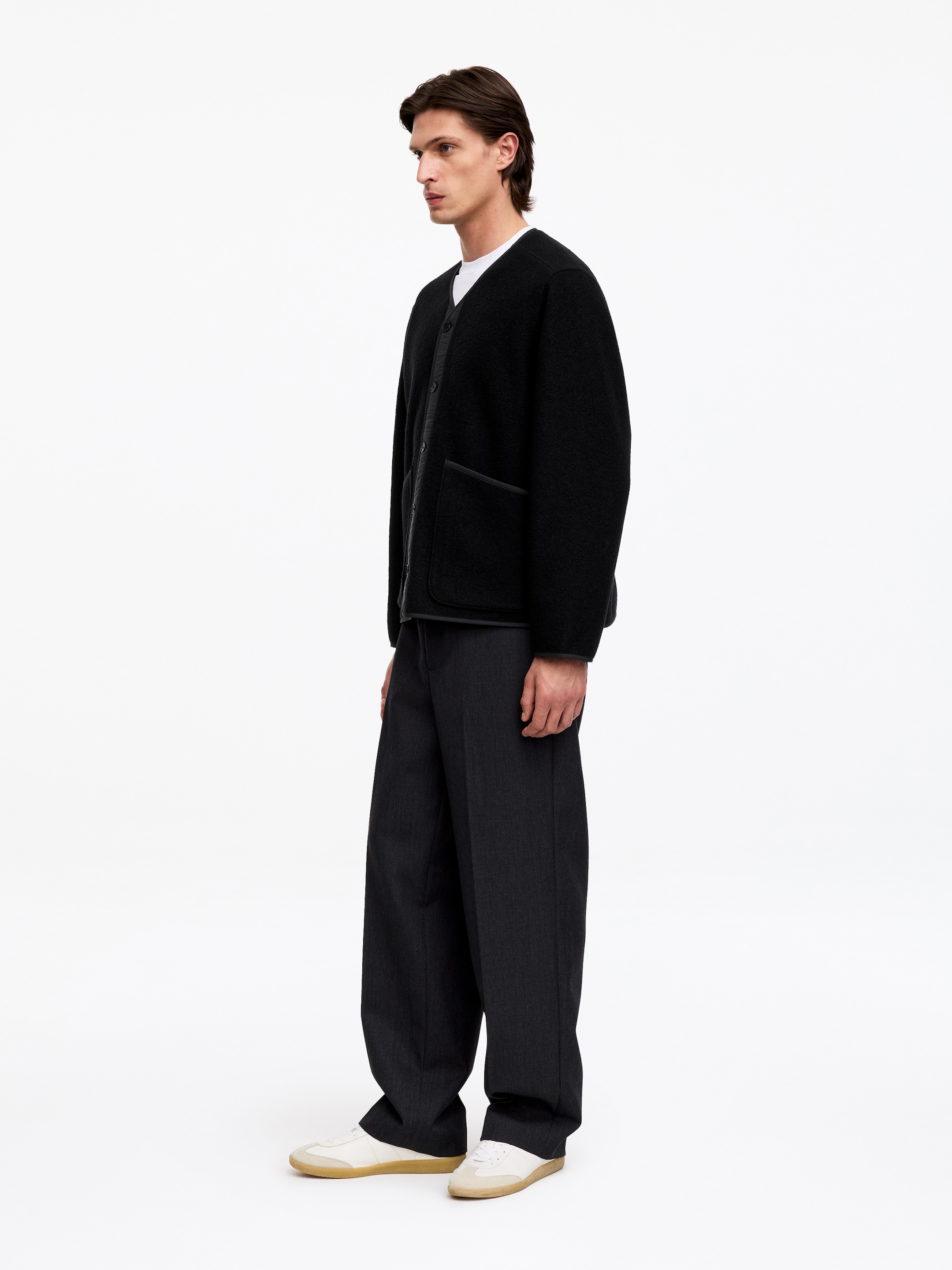 Wool Liner Jacket - Black - Regular fit - men - StillMedia/Lookbook - 3