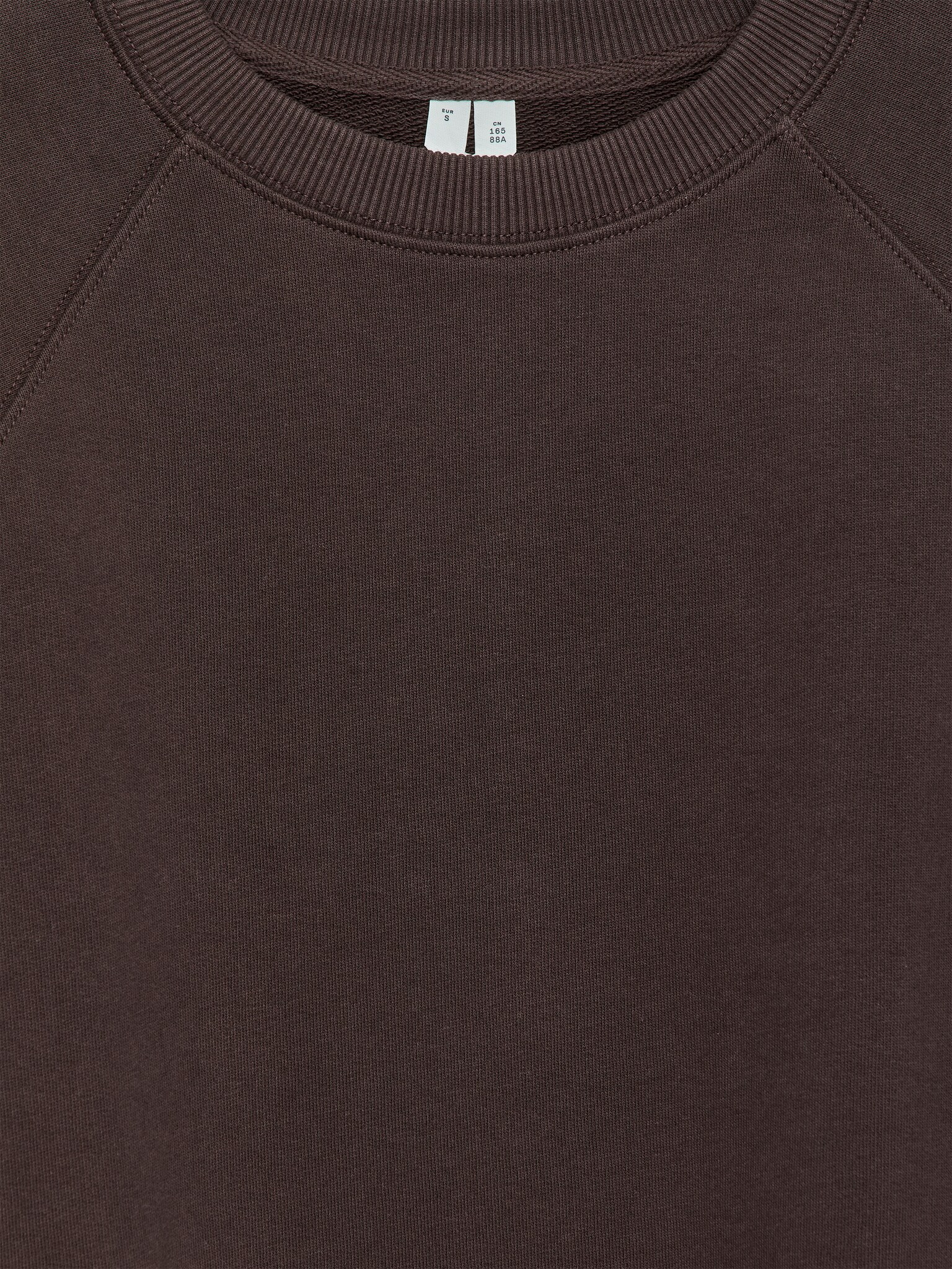 Sweat en éponge - Marron foncé/Beige poudré/Noir/Gris chiné/Bleu foncé/Vert/Bleu - 5