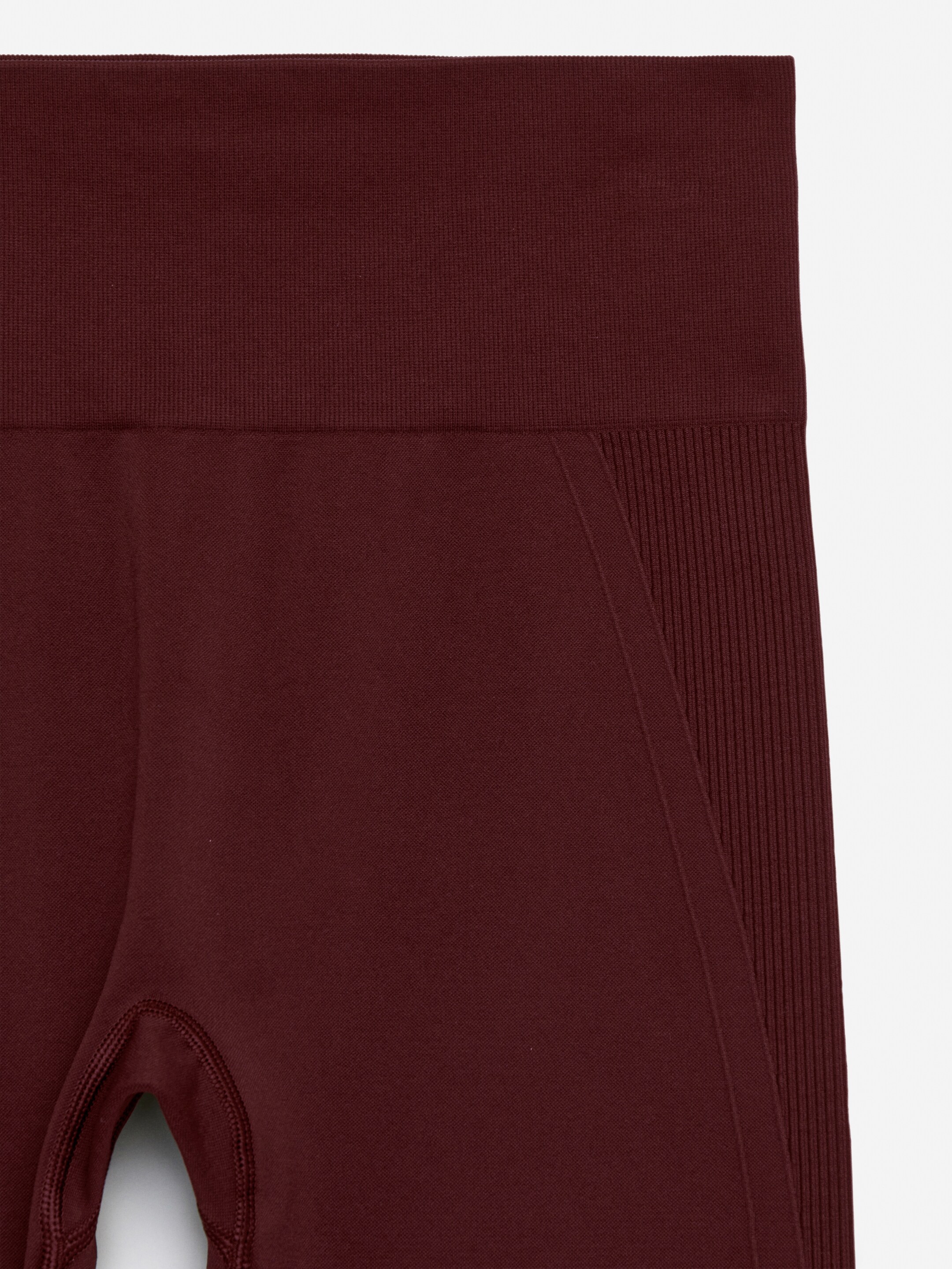 Seamless High Waist Tights - Burgundy - Women - StillMedia/DescriptiveDetail - 2
