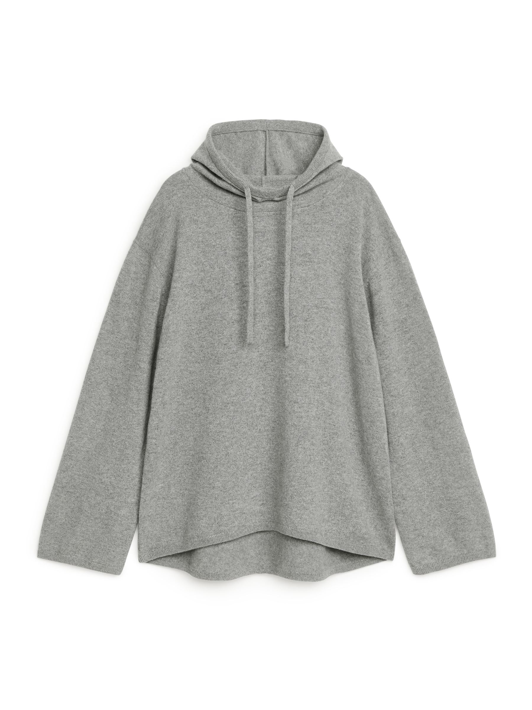 Cashmere Hoodie - Grey - Relaxed fit - Women - StillMedia/DescriptiveStillLife - 1