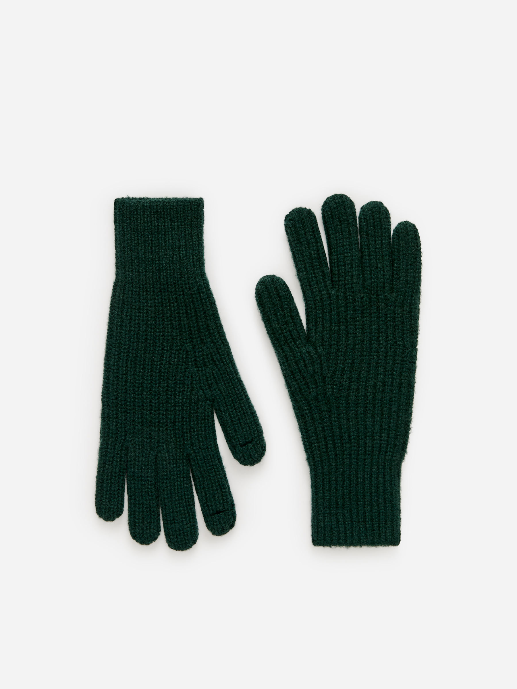 Wool Gloves-#384440-17195