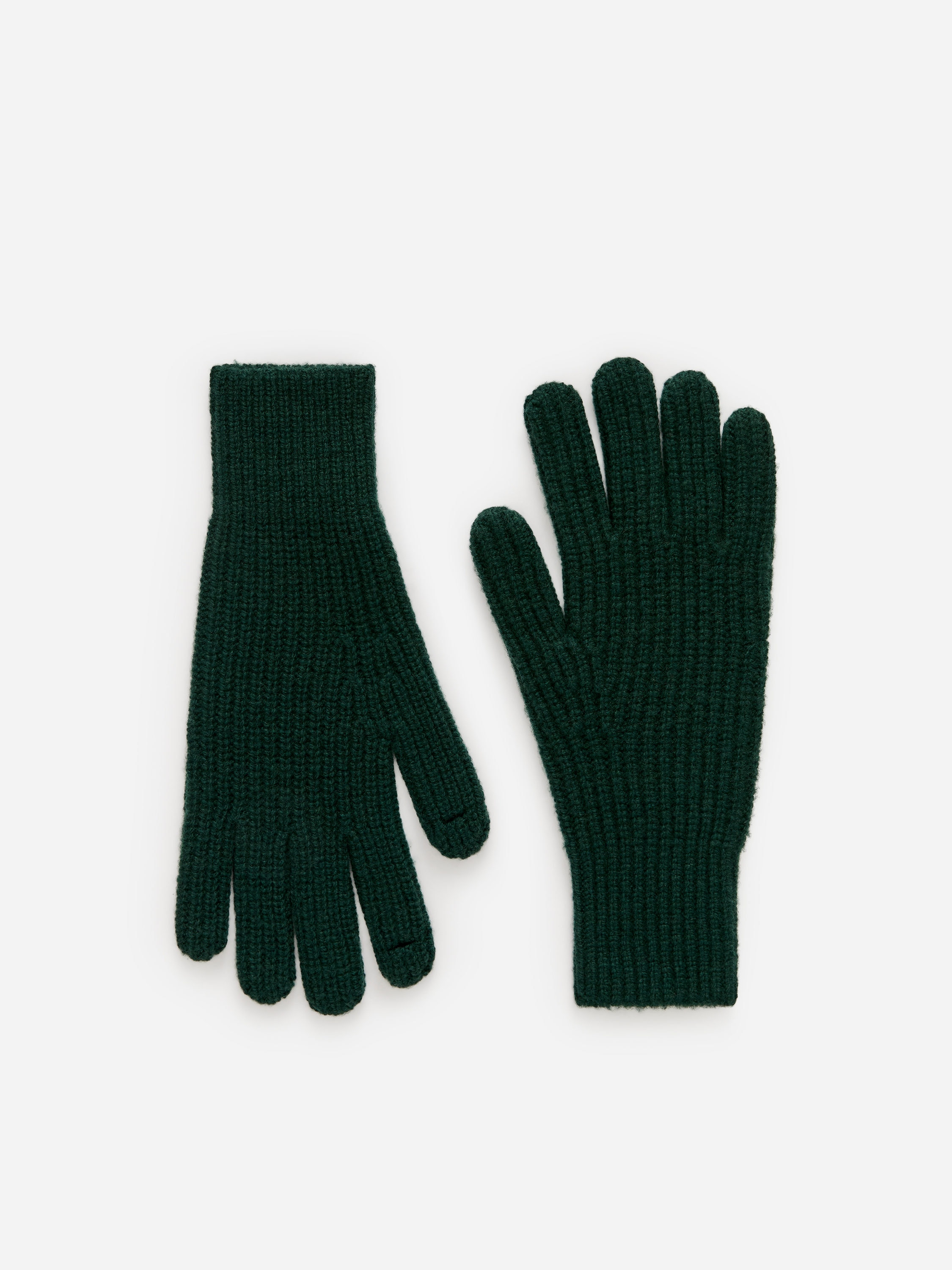 Wool Gloves-#384440-17195