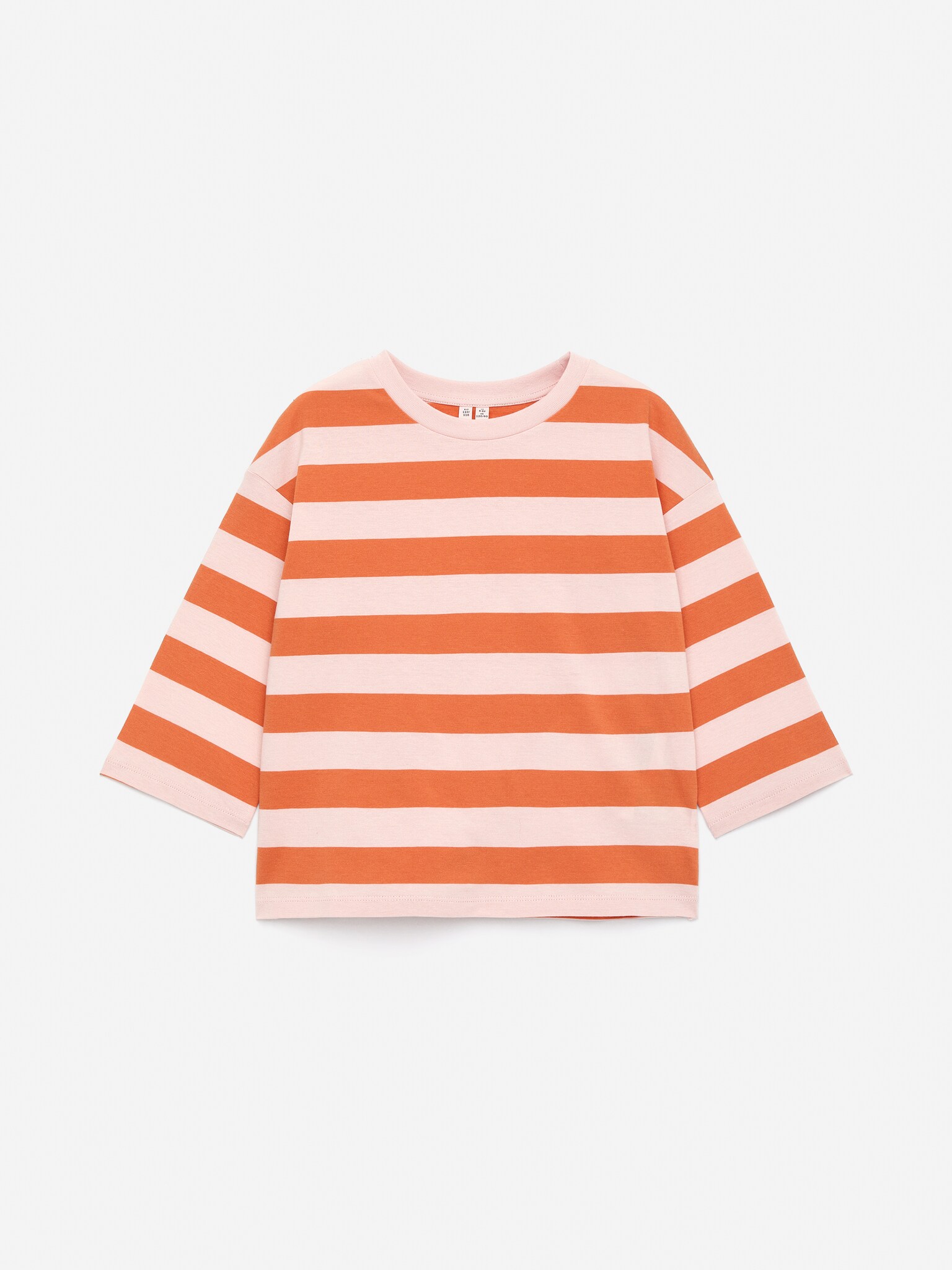 T-shirt a maniche lunghe - Rosa/Arancione/Beige/Arcobaleno/Bianco sporco/Multirighe/Viola/Rosso/Bianco/Blu