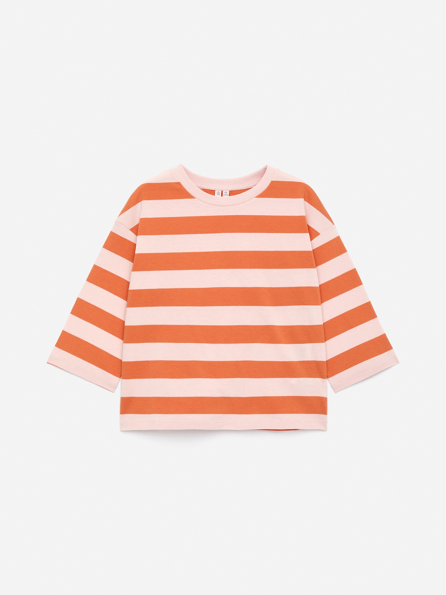 Langarmshirt - Rosa/Orange/Beige/Regenbogen/Cremeweiß/bunte Streifen/Weiß/Blau/Lila/Rot