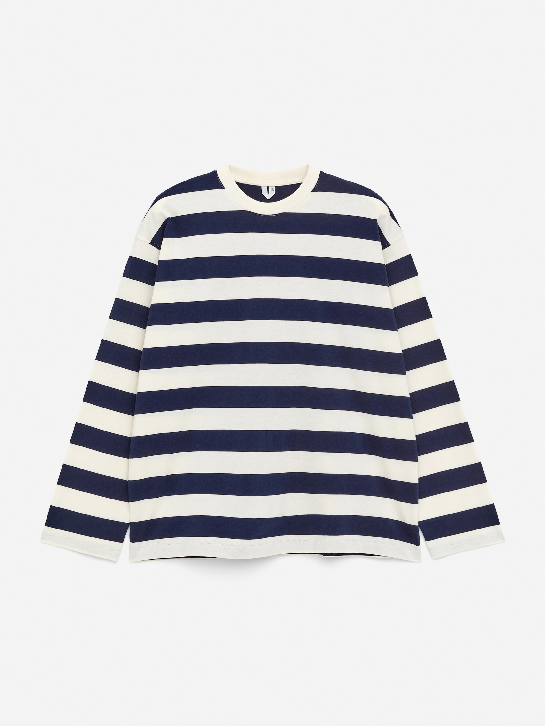 Camiseta de manga larga - Azul oscuro/Burdeos