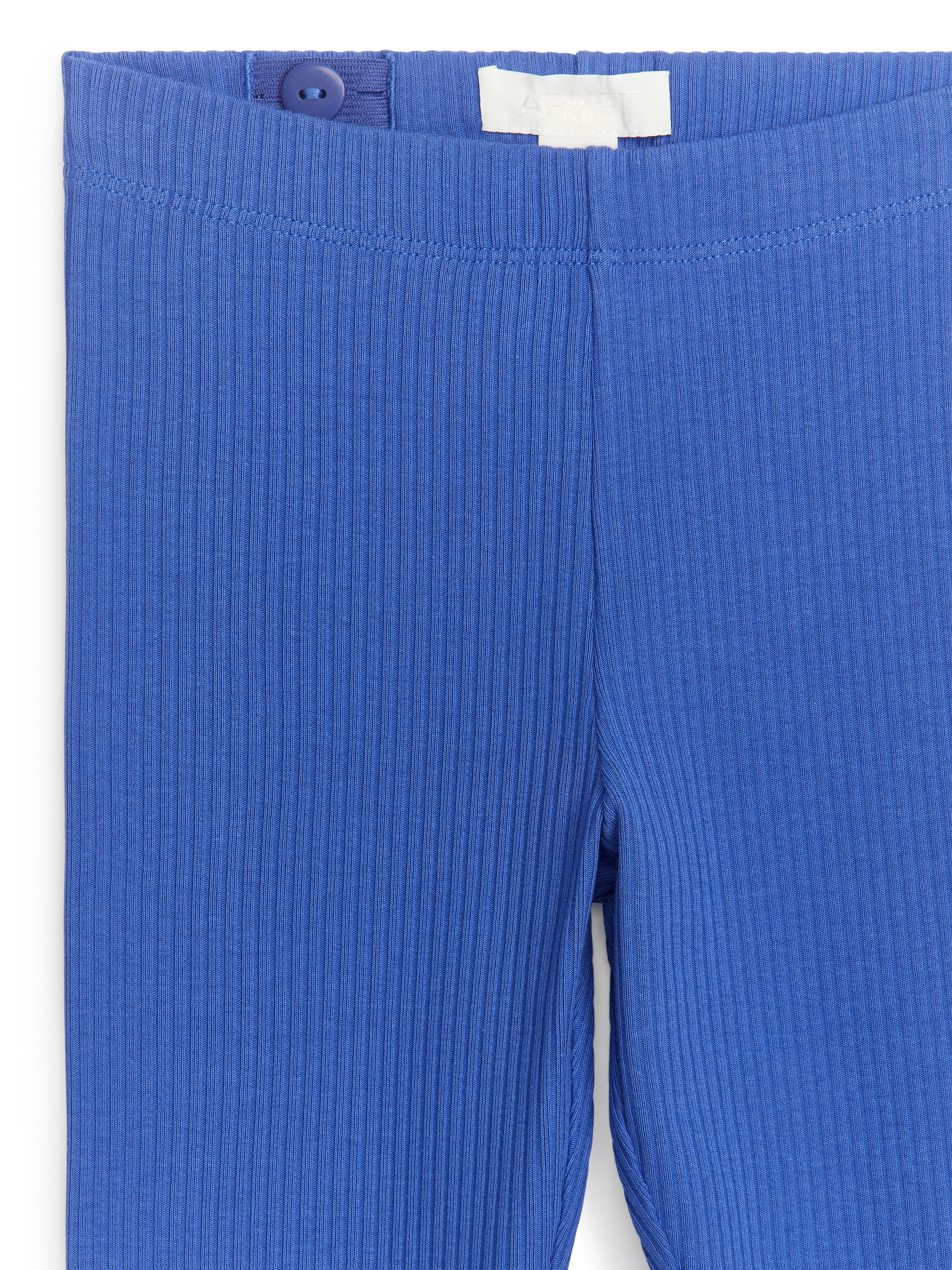 Rib Jersey Leggings - Blue - Regular fit - children - StillMedia/DescriptiveDetail - 2