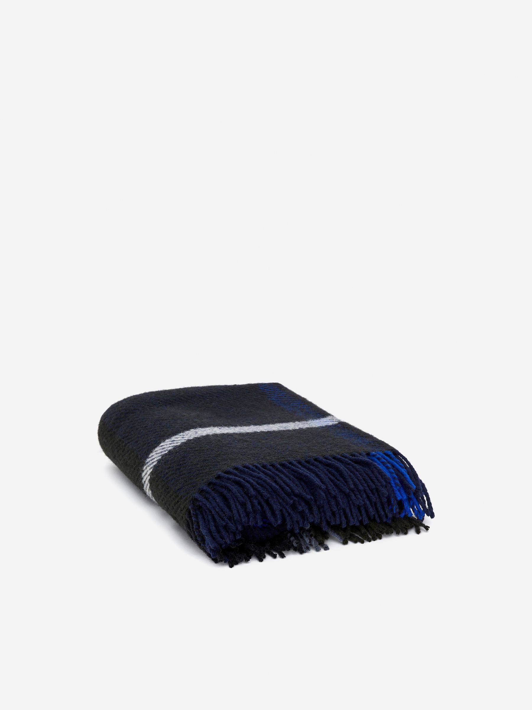 ARKET and Barbour Wool Blanket - Dark Green/Checkered - Homeware - StillMedia/DescriptiveStillLife - 1