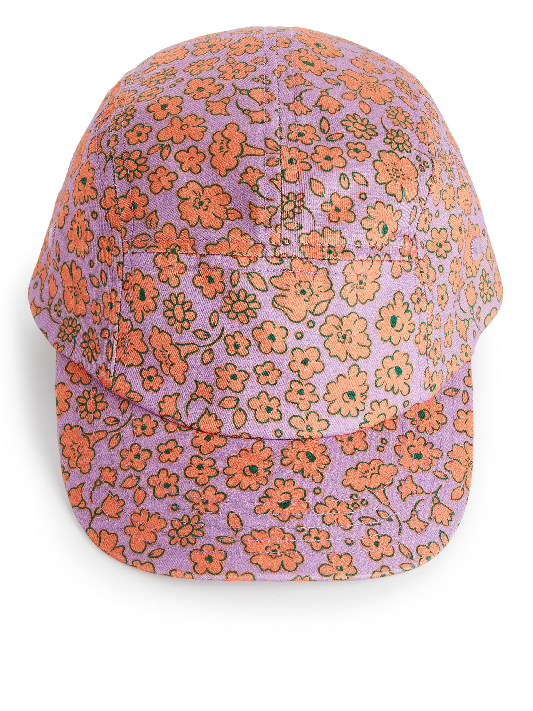 Bedruckte Kappe - Orange/Flieder - Kinder - StillMedia/DescriptiveStillLife - 3