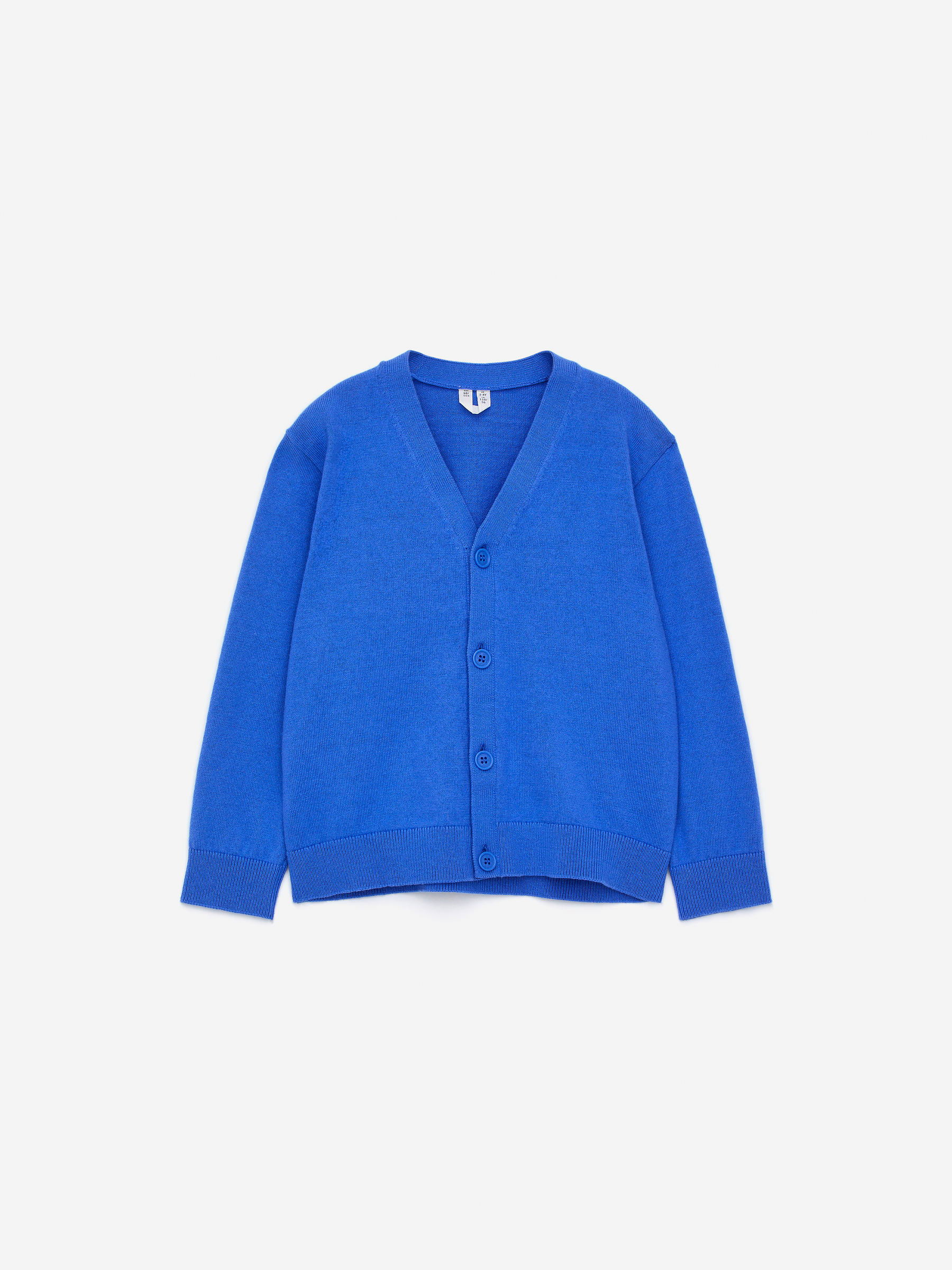 Cotton-Wool Cardigan-#657CBE-16158