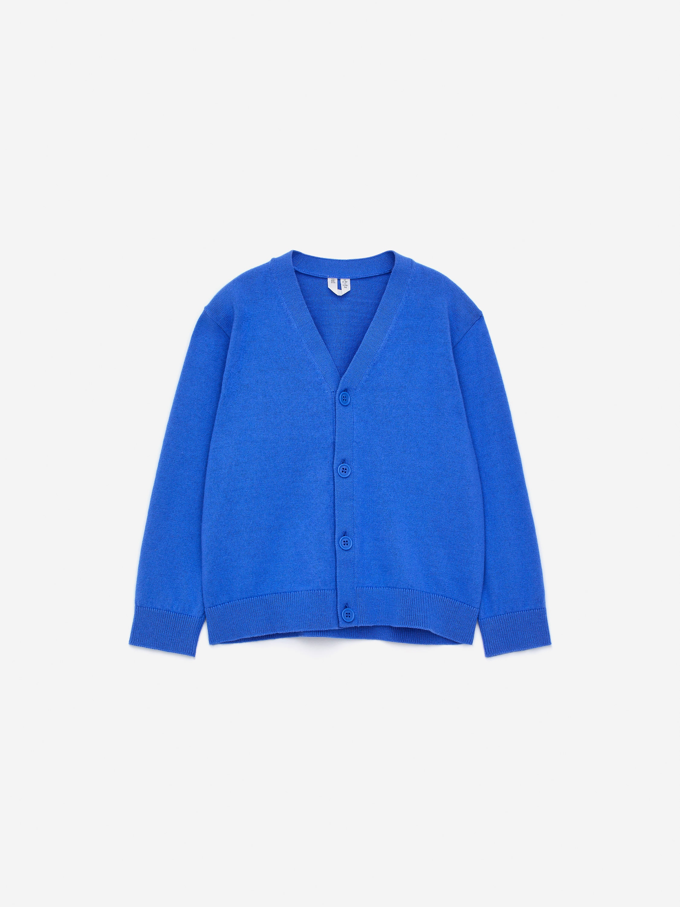 Cotton-Wool Cardigan-#657CBE-16158
