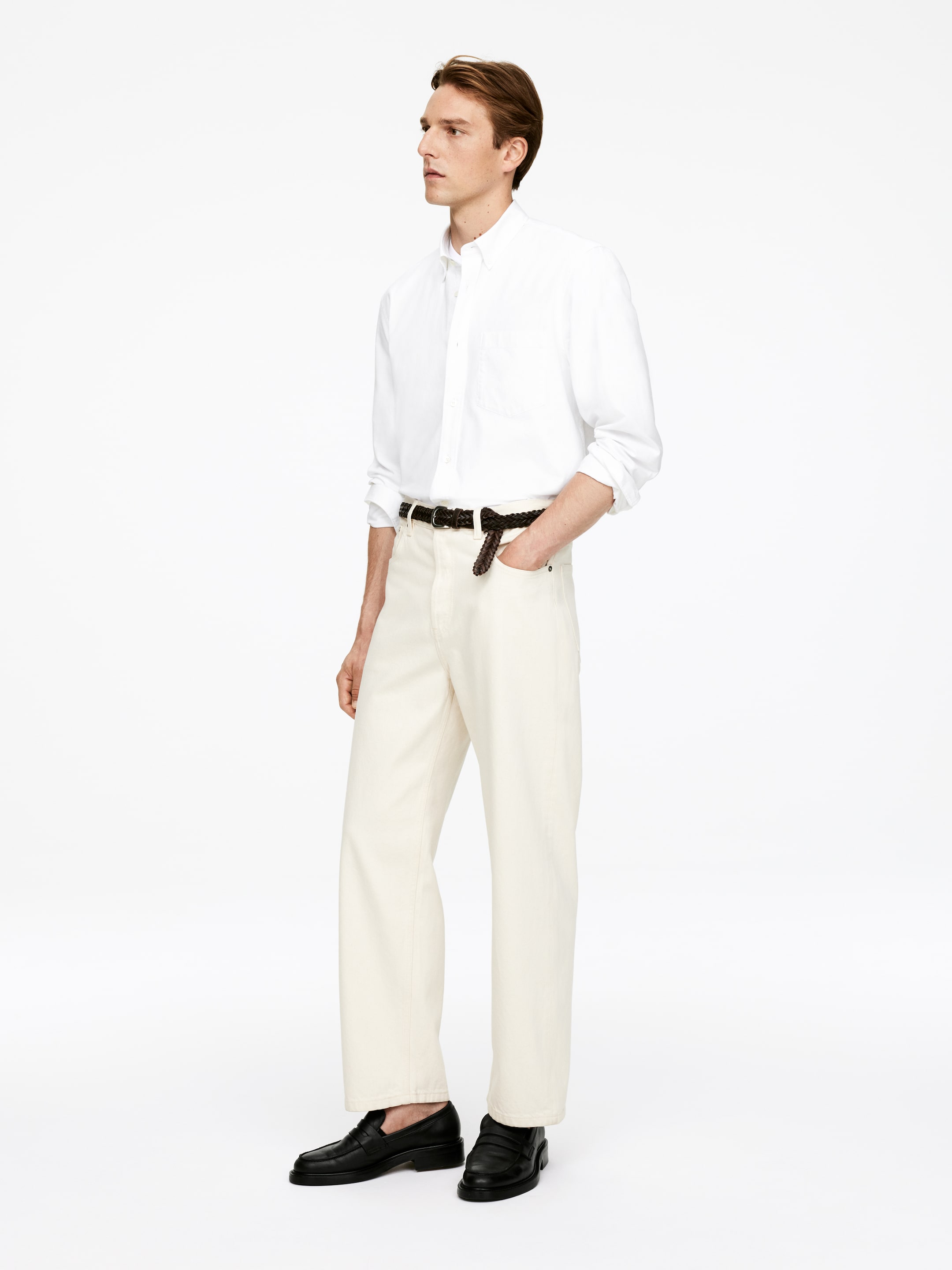 Agrandir l'image: Chemise Oxford - Blanc - HOMME | H&M CH 3