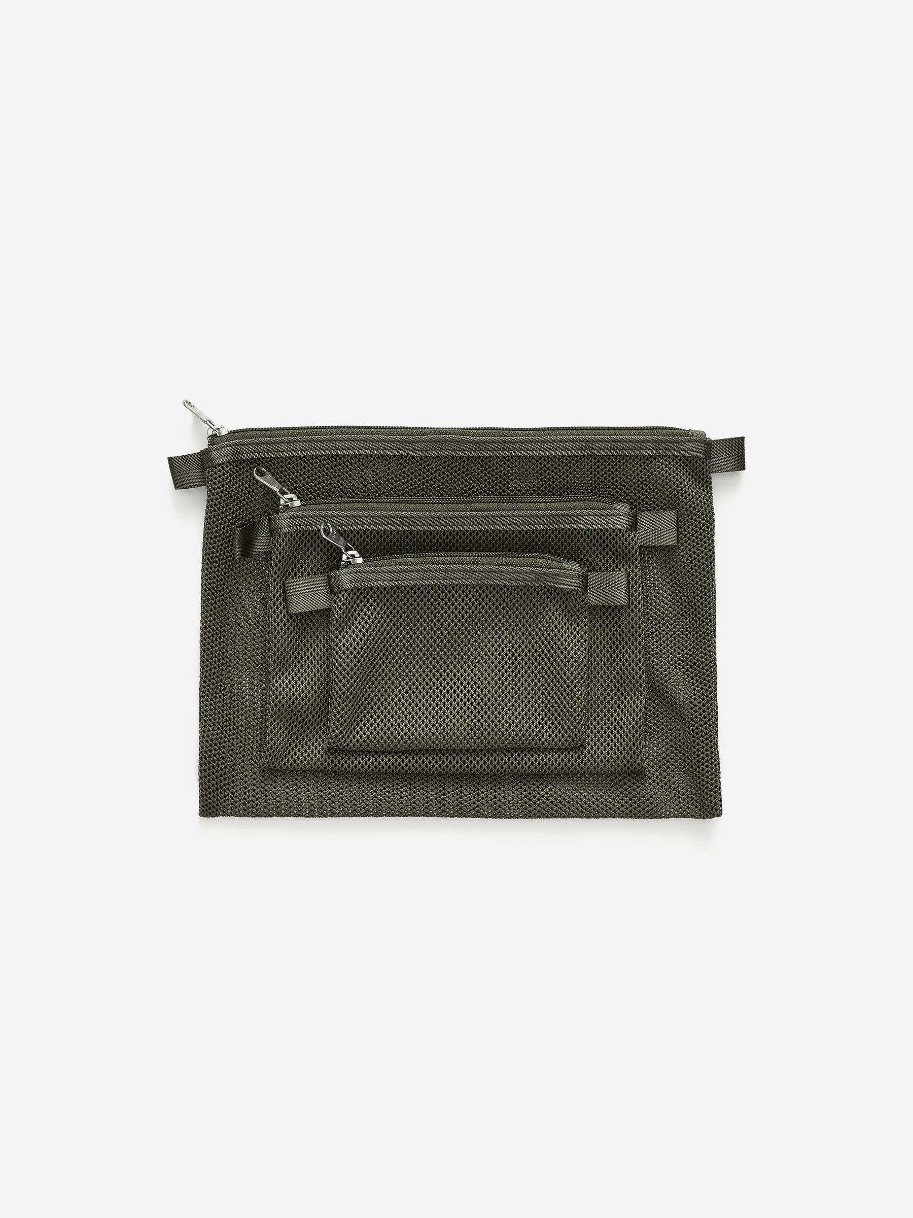 Reise-Kulturtasche aus Mesh-Material - Khaki - Reise - StillMedia/DescriptiveDetail - 3