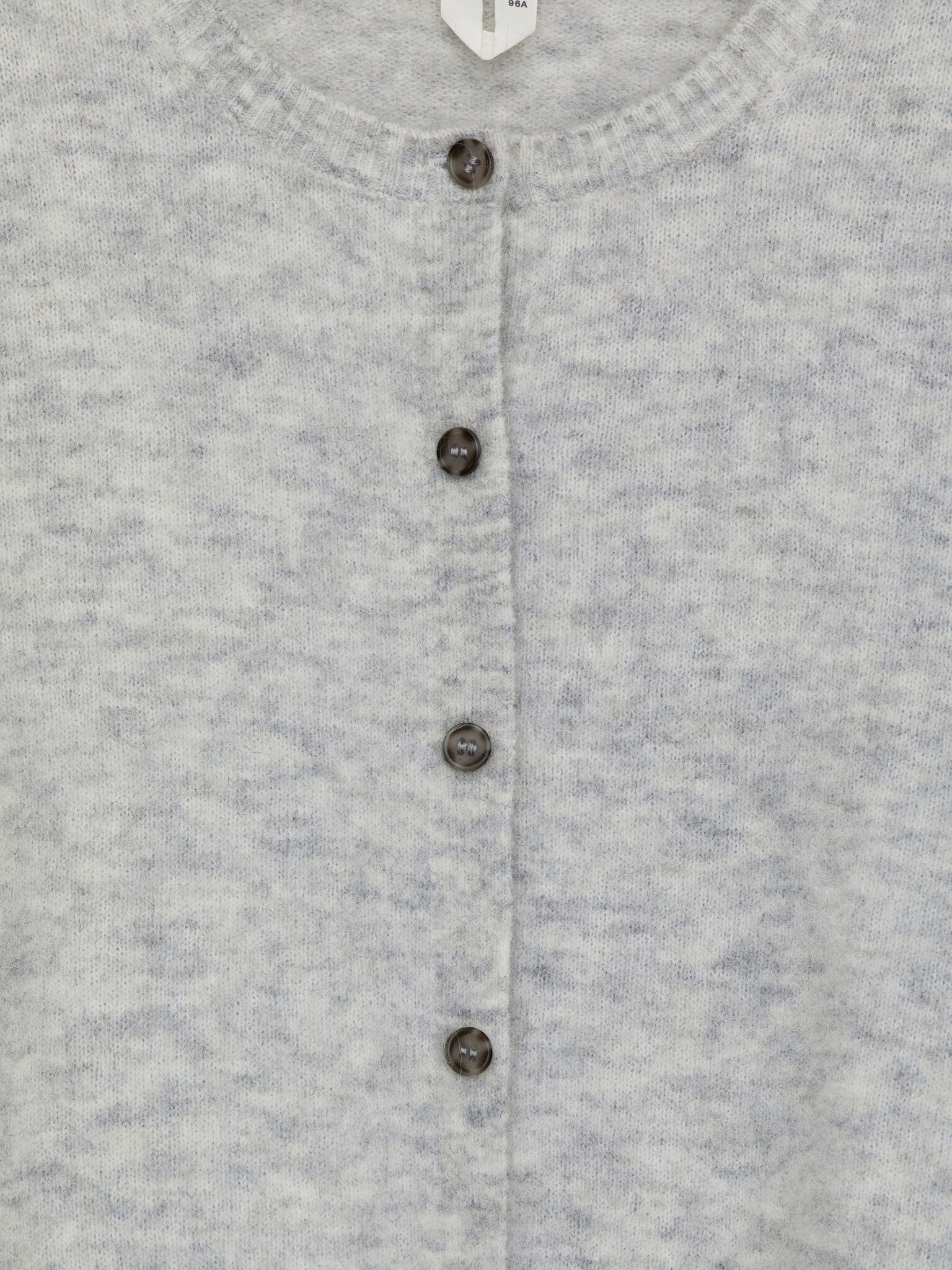 Cardigan en mélange de laine et d'alpaga - Gris chiné/Bleu foncé/Beige/Bleu vif/Noir - 5