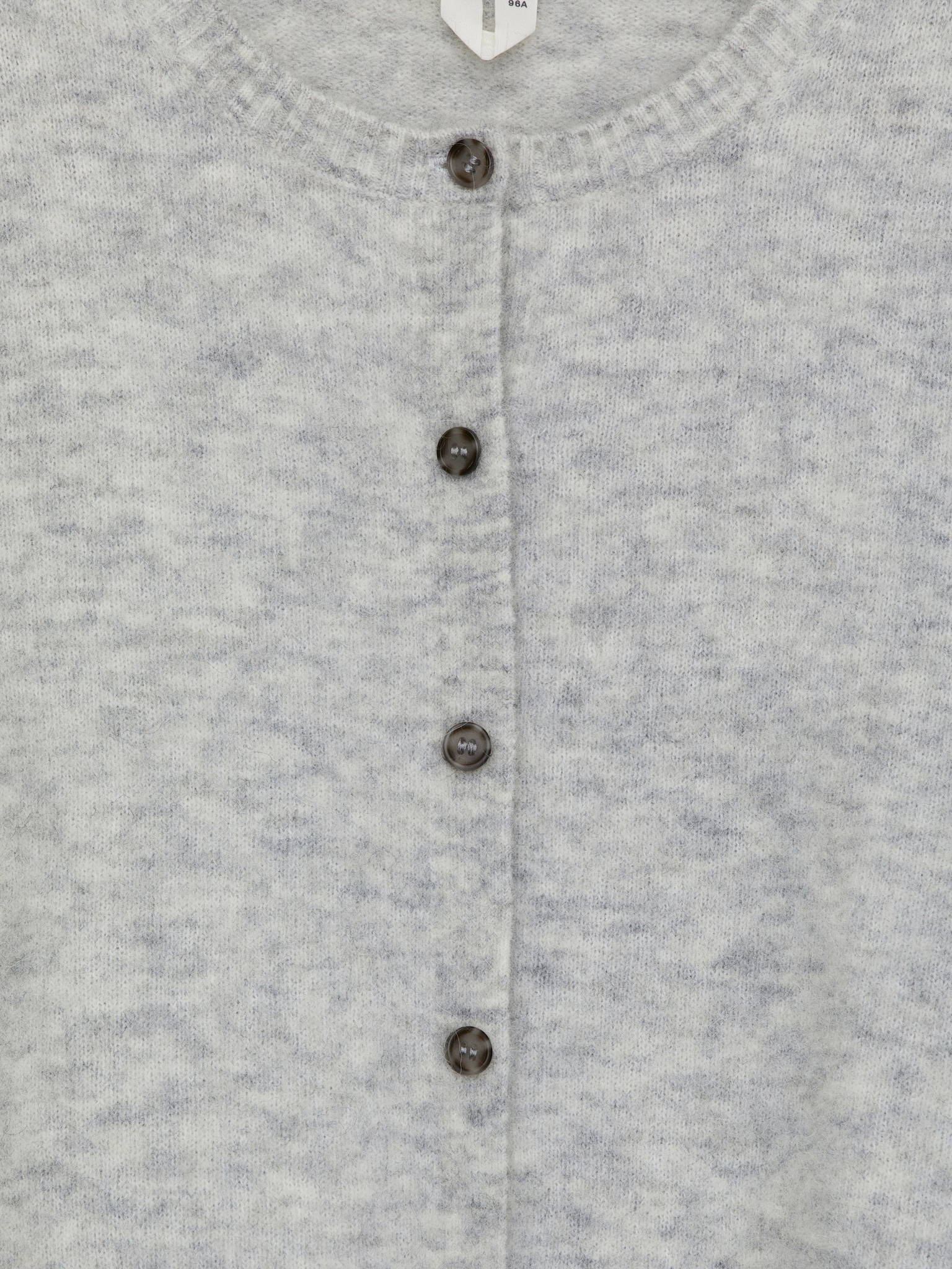 Strickjacke aus einer Alpaka-Wollmischung - Graumeliert/Beige/Dunkelblau/Knallblau/Schwarz - 4