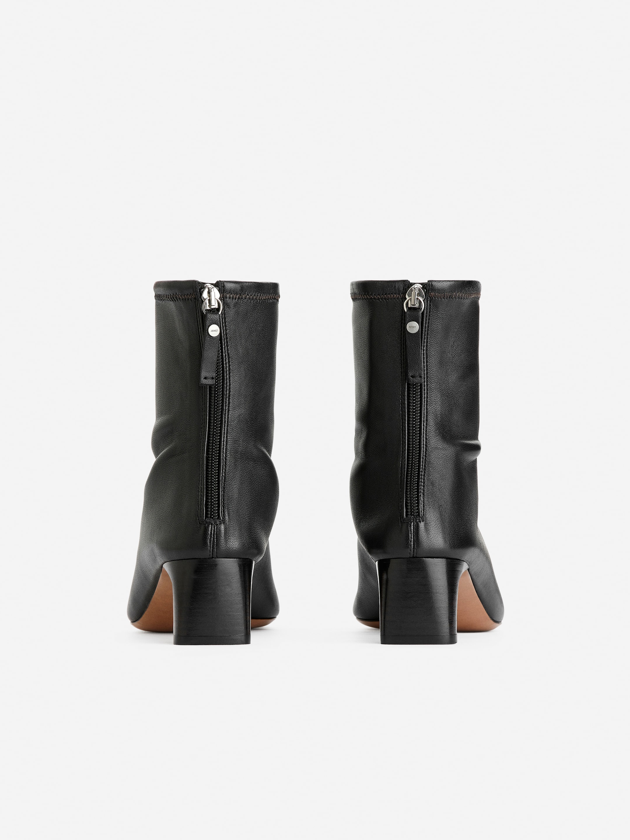 Sock Boots aus Stretchleder - Schwarz - women - StillMedia/DescriptiveStillLife - 1