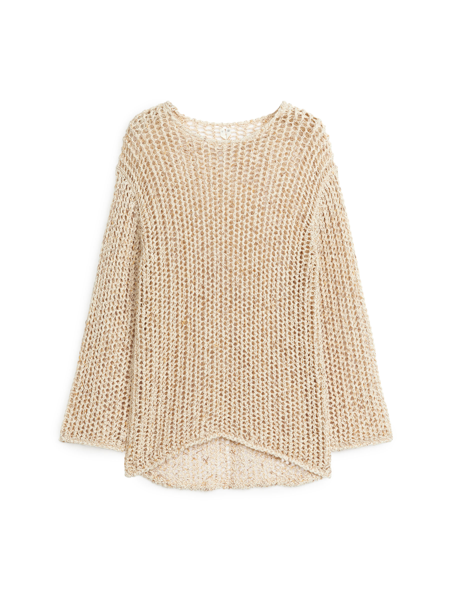 Strickpullover mit Lochmuster - Beige - Relaxed Fit - Damen - StillMedia/DescriptiveStillLife - 1