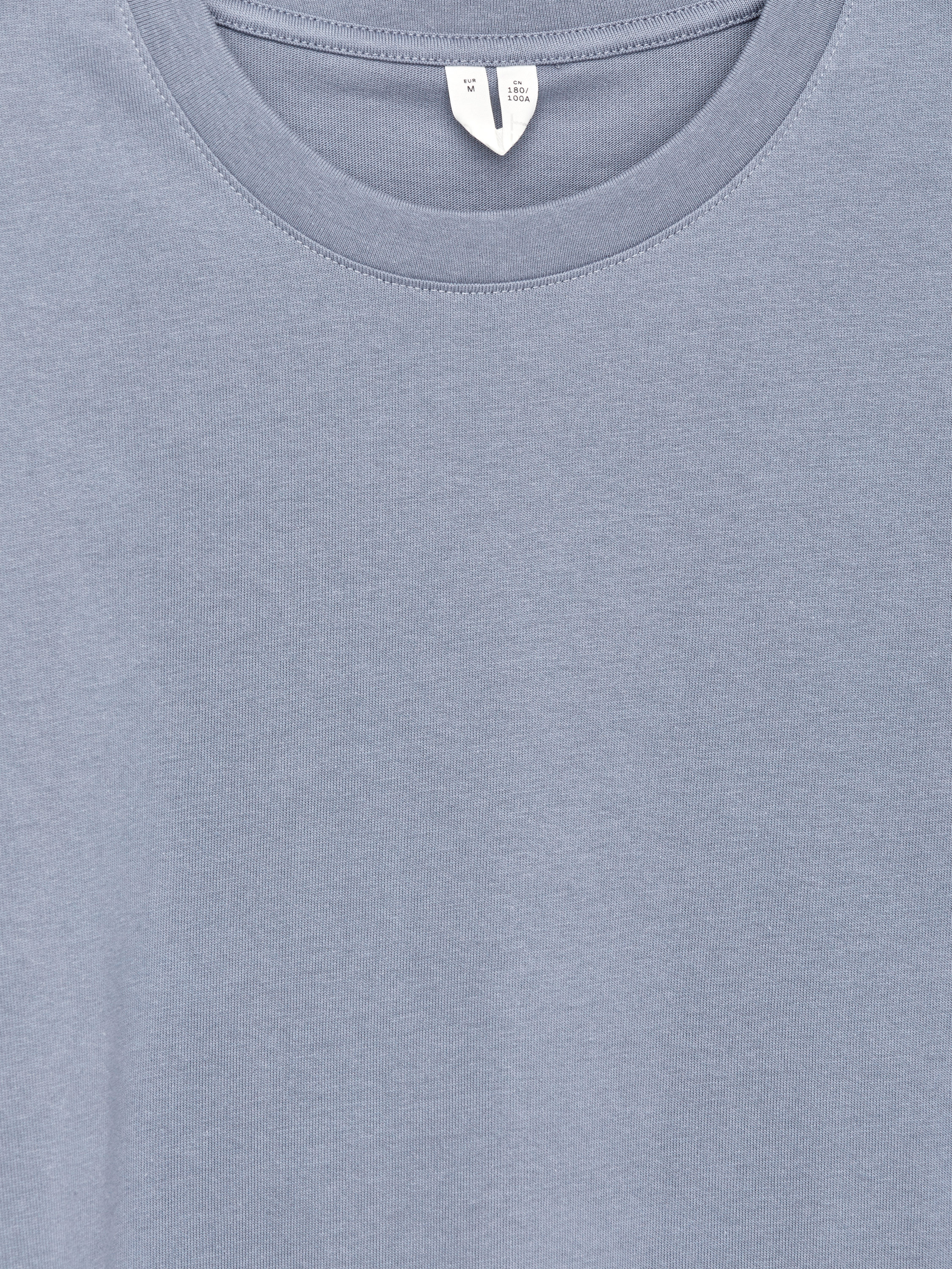 Lockeres T-Shirt, 220 GSM - Blau - Regular Fit - Herren - StillMedia/DescriptiveDetail - 2