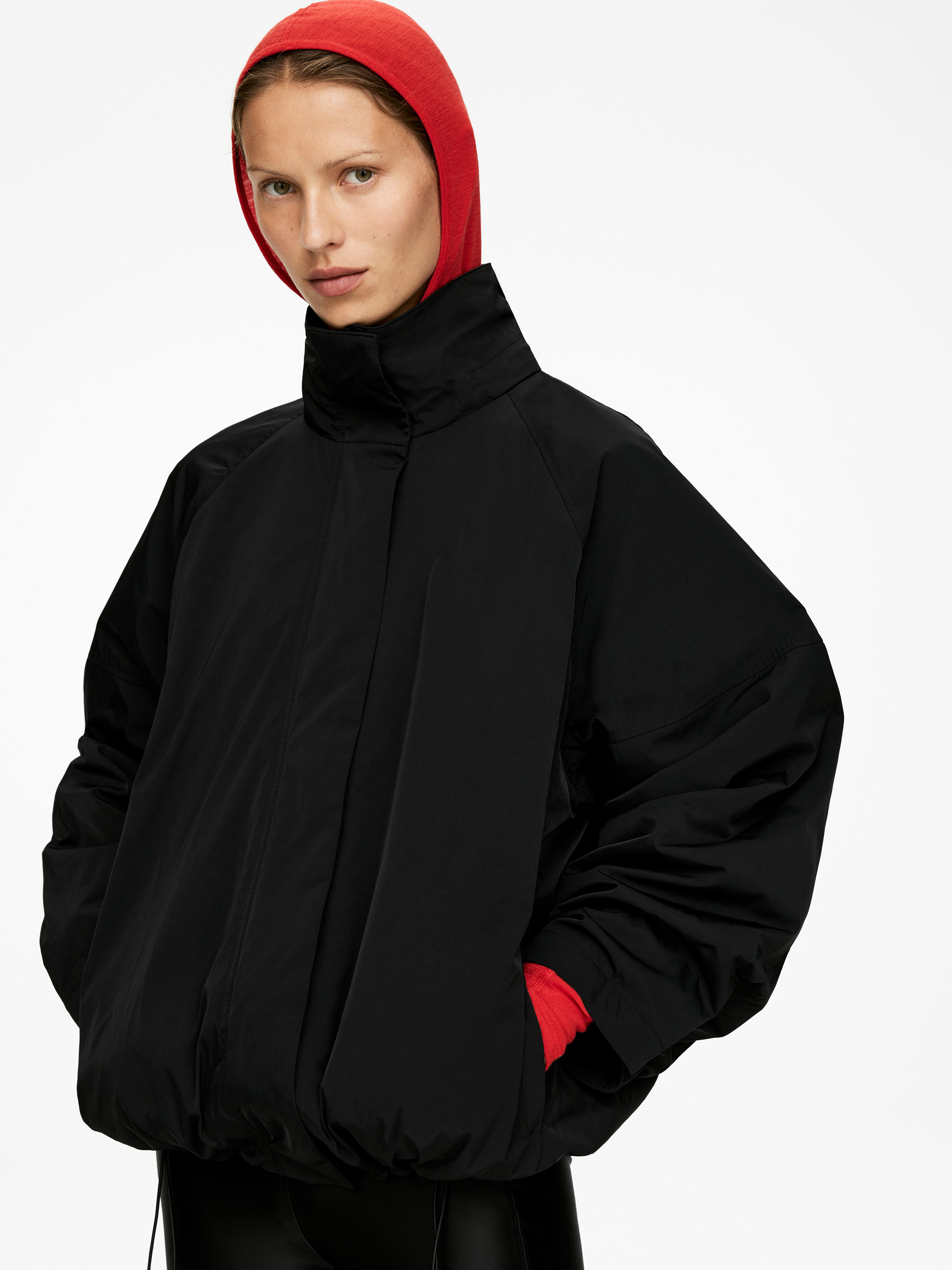 Lined Windbreaker - Black - Regular fit - Women - StillMedia/Lookbook - 5