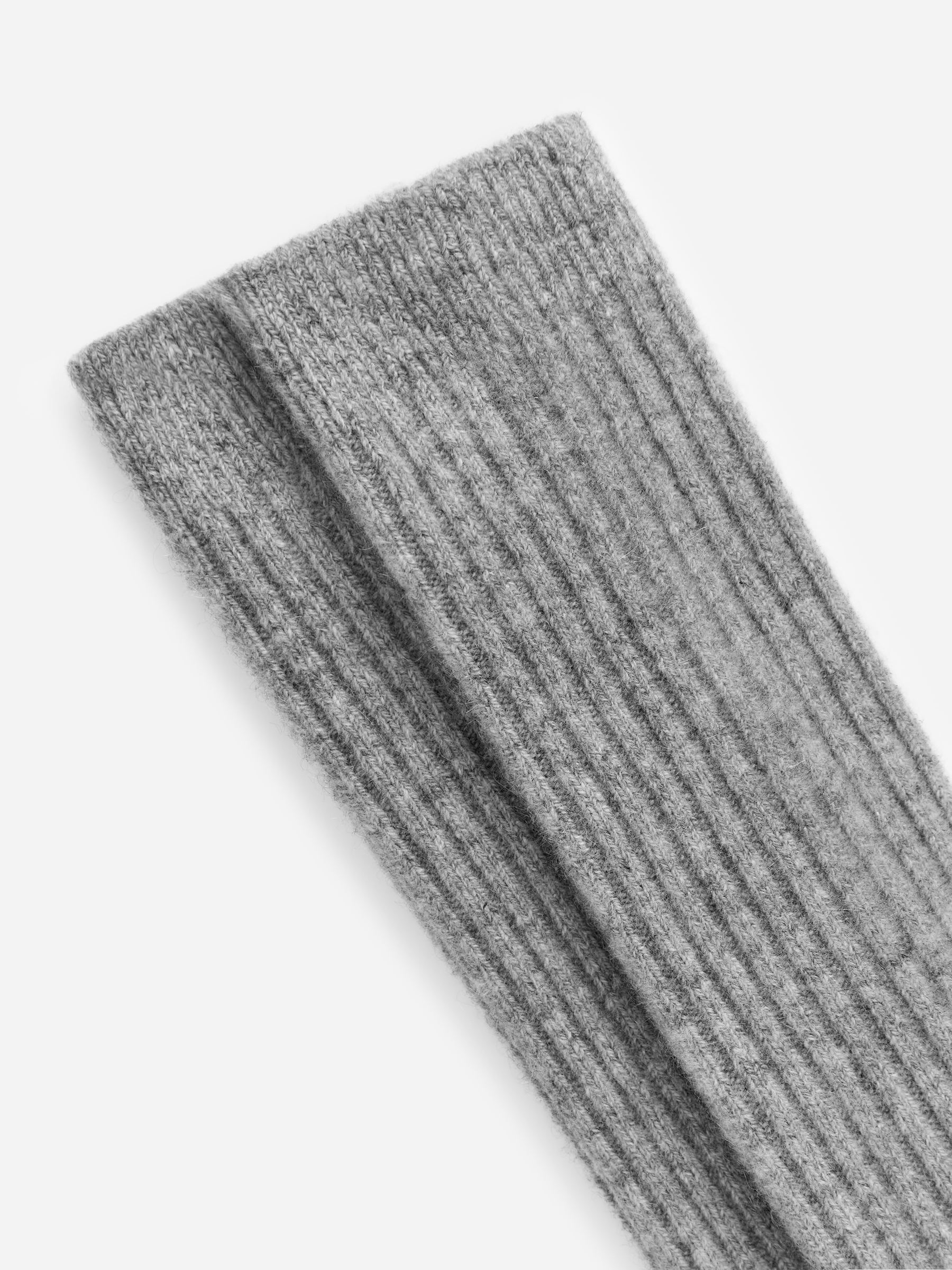 Calcetines hasta la rodilla en mezcla de cachemir - Gris - Women - StillMedia/DescriptiveDetail - 1