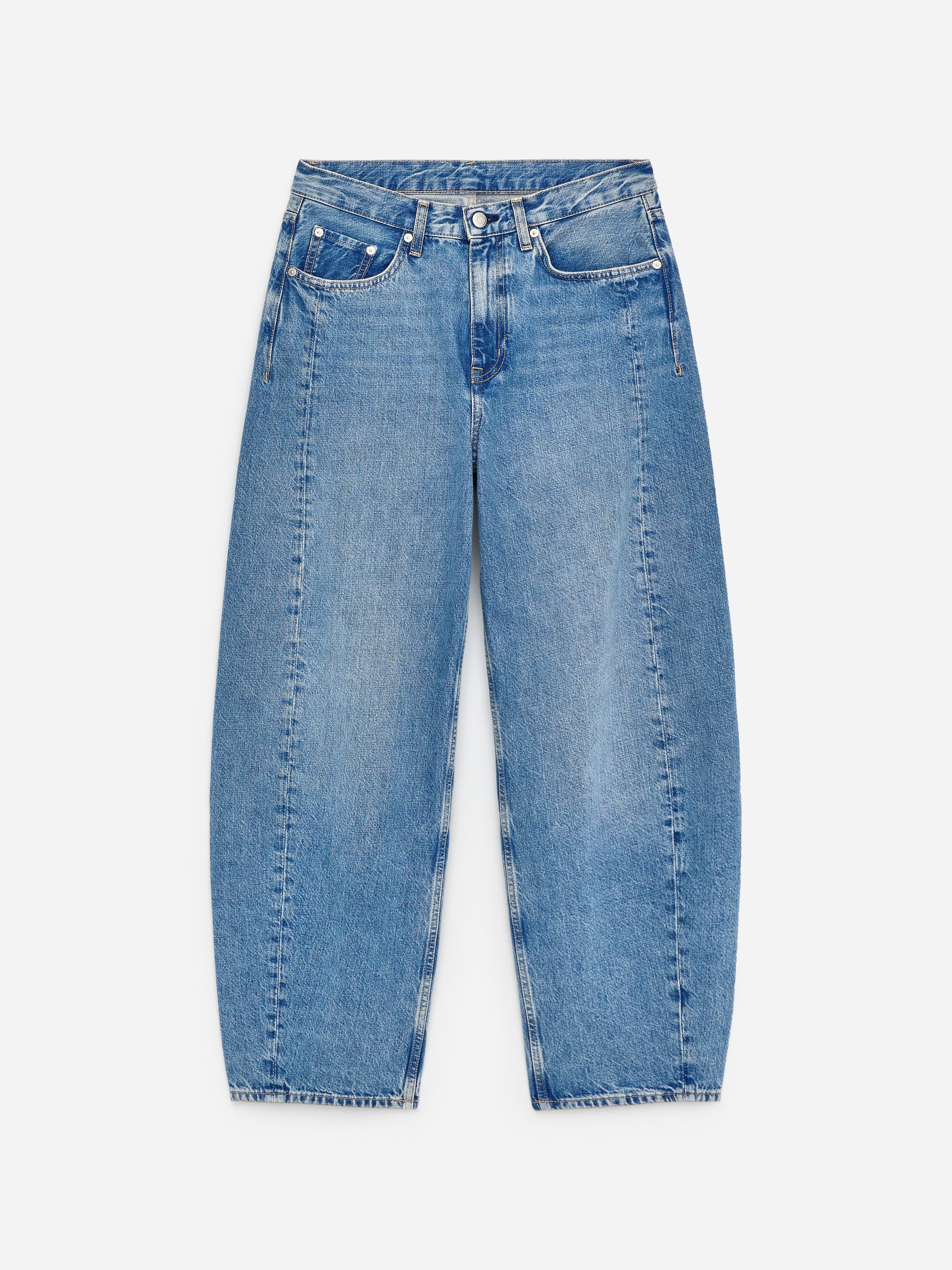 BLOOM Barrel Jeans-Blue-17836