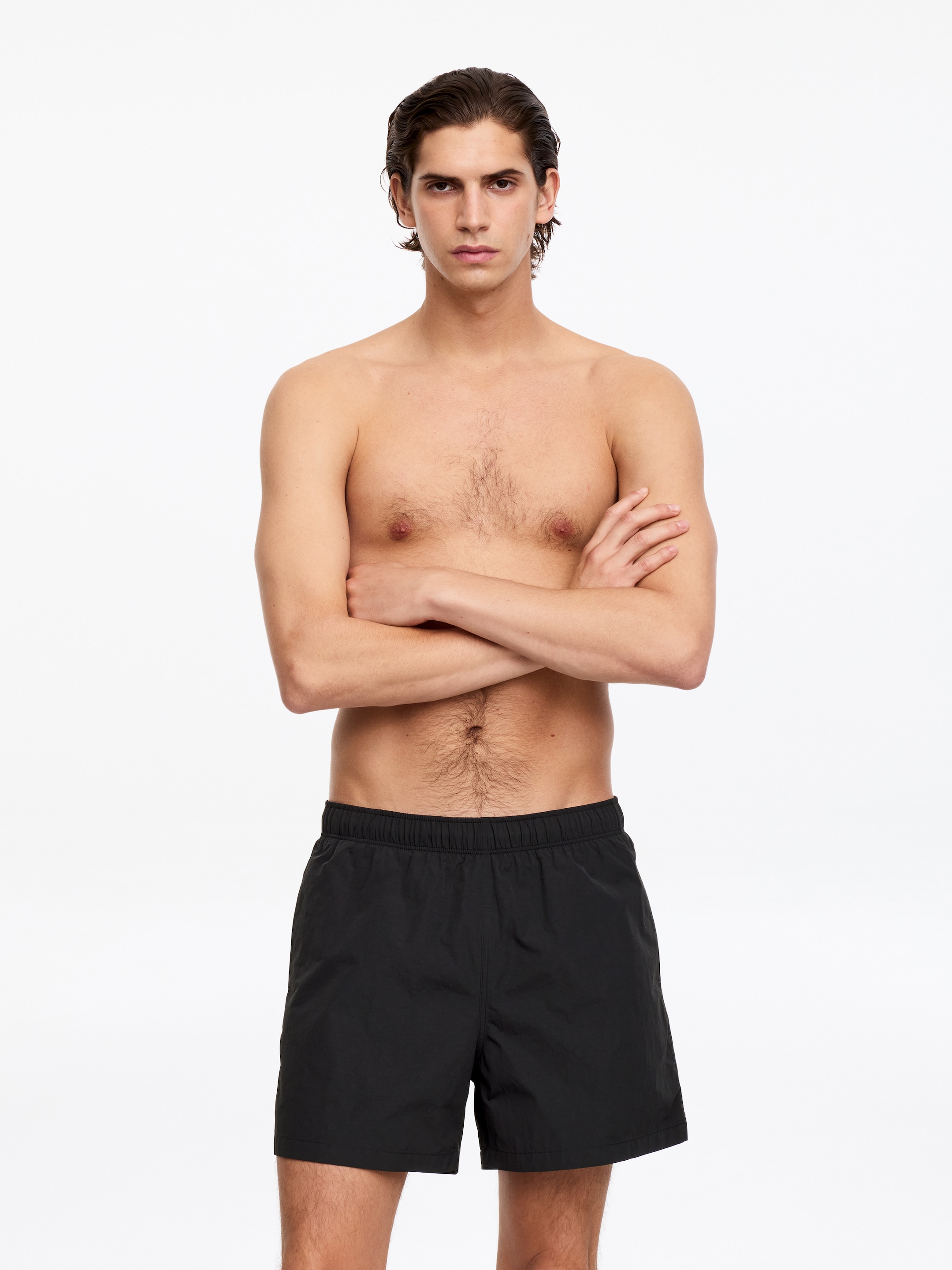 Swim Shorts - Black - Regular fit - Men - StillMedia/Lookbook - 5