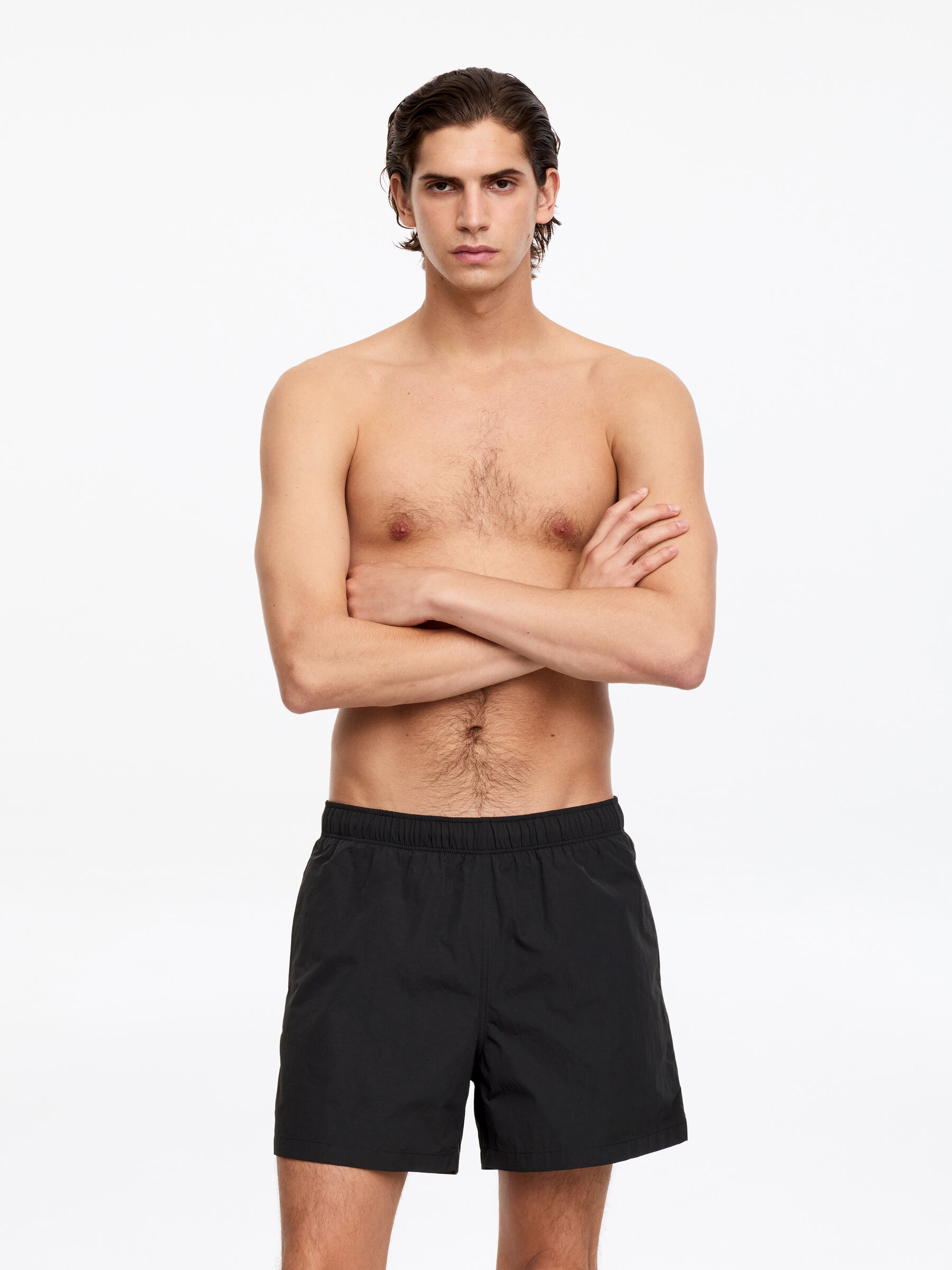 Swim Shorts - Black - Regular fit - Men - StillMedia/Lookbook - 5