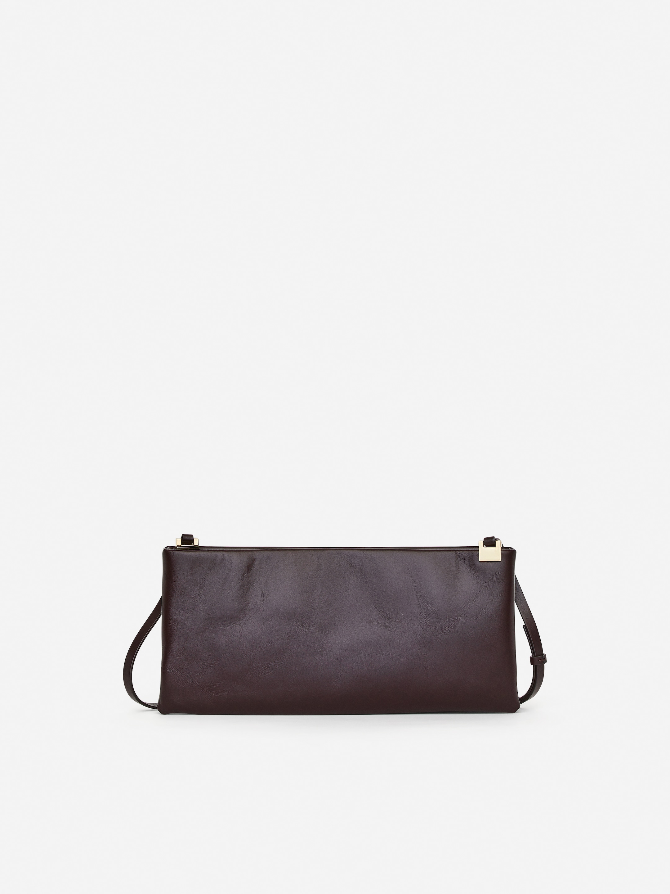 Grösseres Bild ansehen: Schultertasche aus Leder - Dunkelrot - DAMEN | H&M CH 3