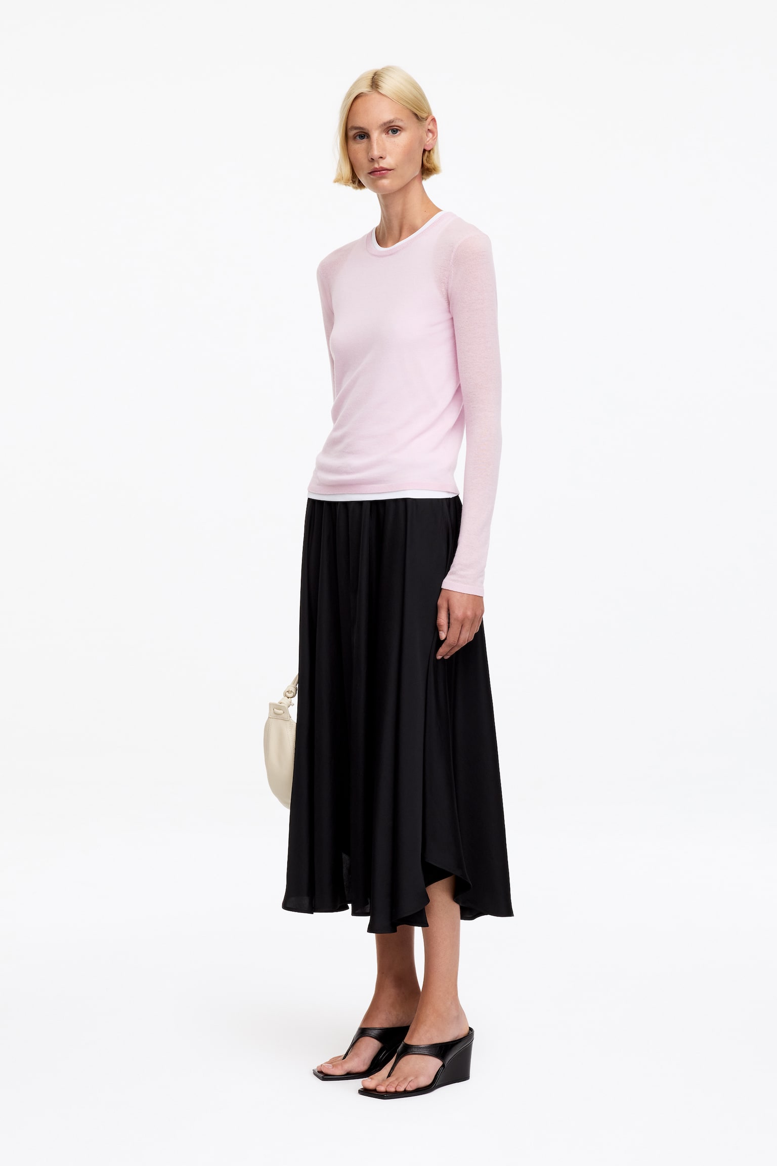 Genser i ren cashmere - Rosa - 1