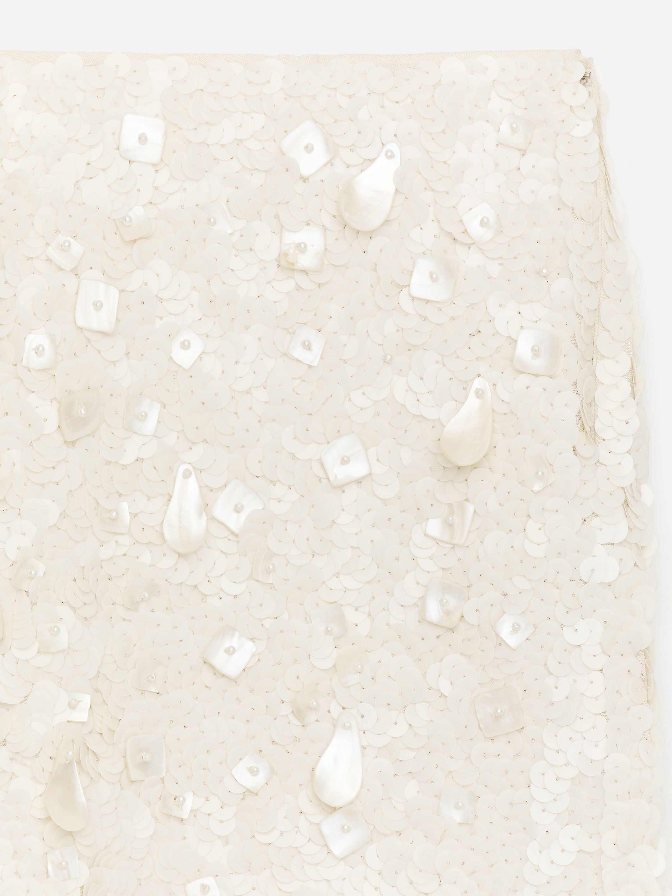 Minigonna con decorazioni - Bianco sporco - Regular fit - Women - StillMedia/DescriptiveDetail - 1
