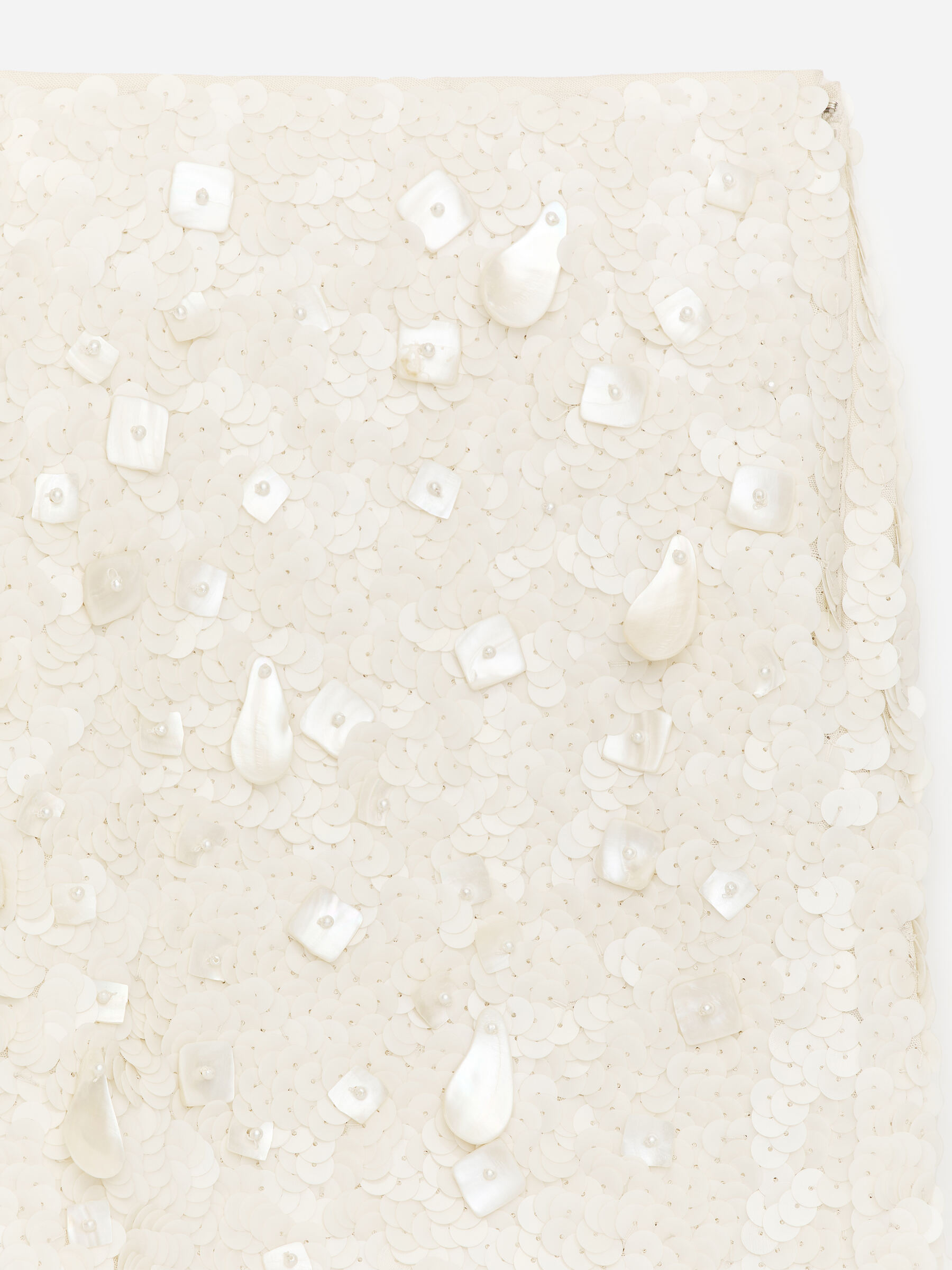 Embellished Mini Skirt - Off White - Regular fit - Women - StillMedia/DescriptiveDetail - 1