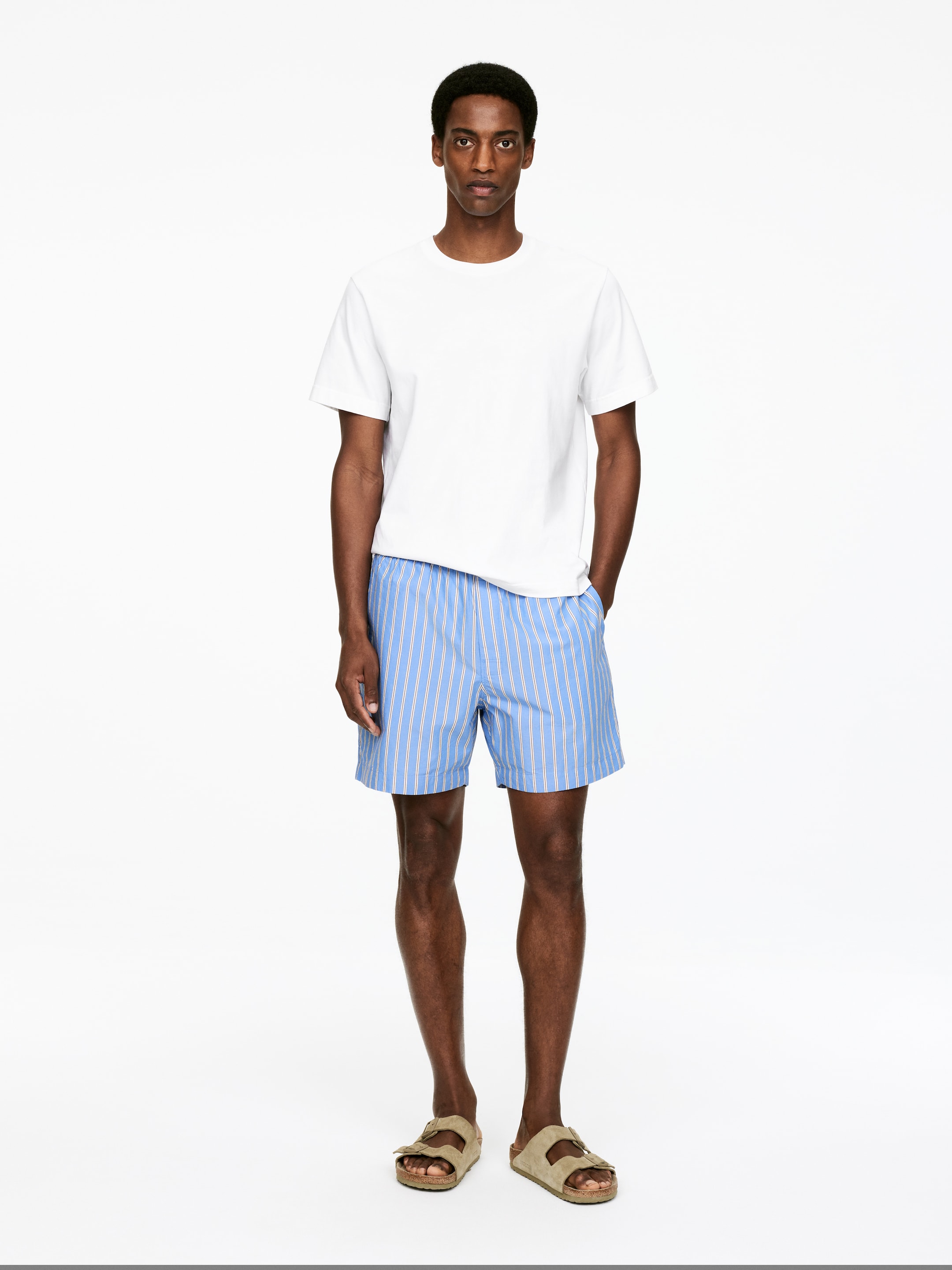 Visualizza immagine più grande: Shorts del pigiama - Blu/Bianco/Marrone - UOMO | H&M IT 1