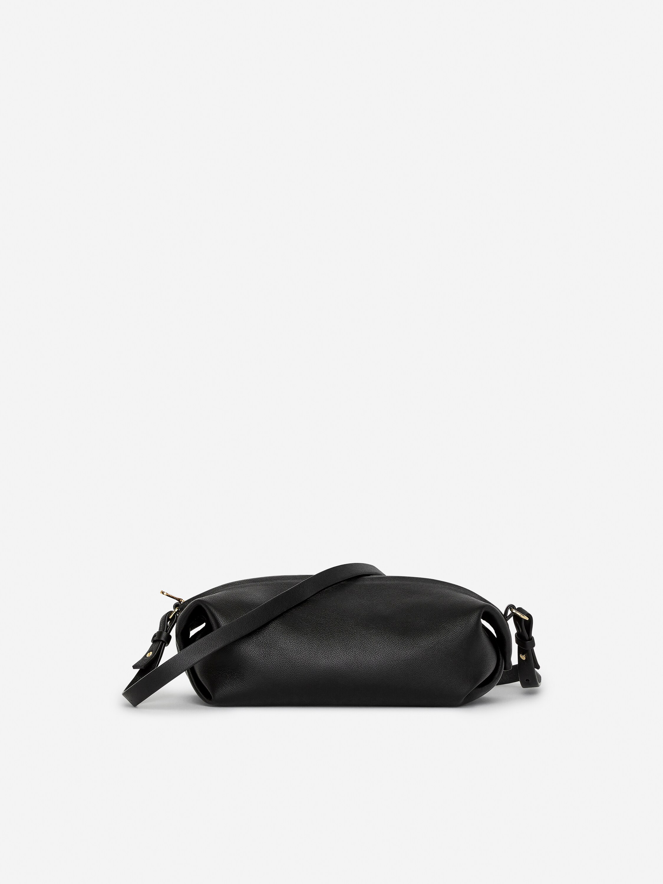 Leather Crossbody Bag – Black – Women – ARKET NL