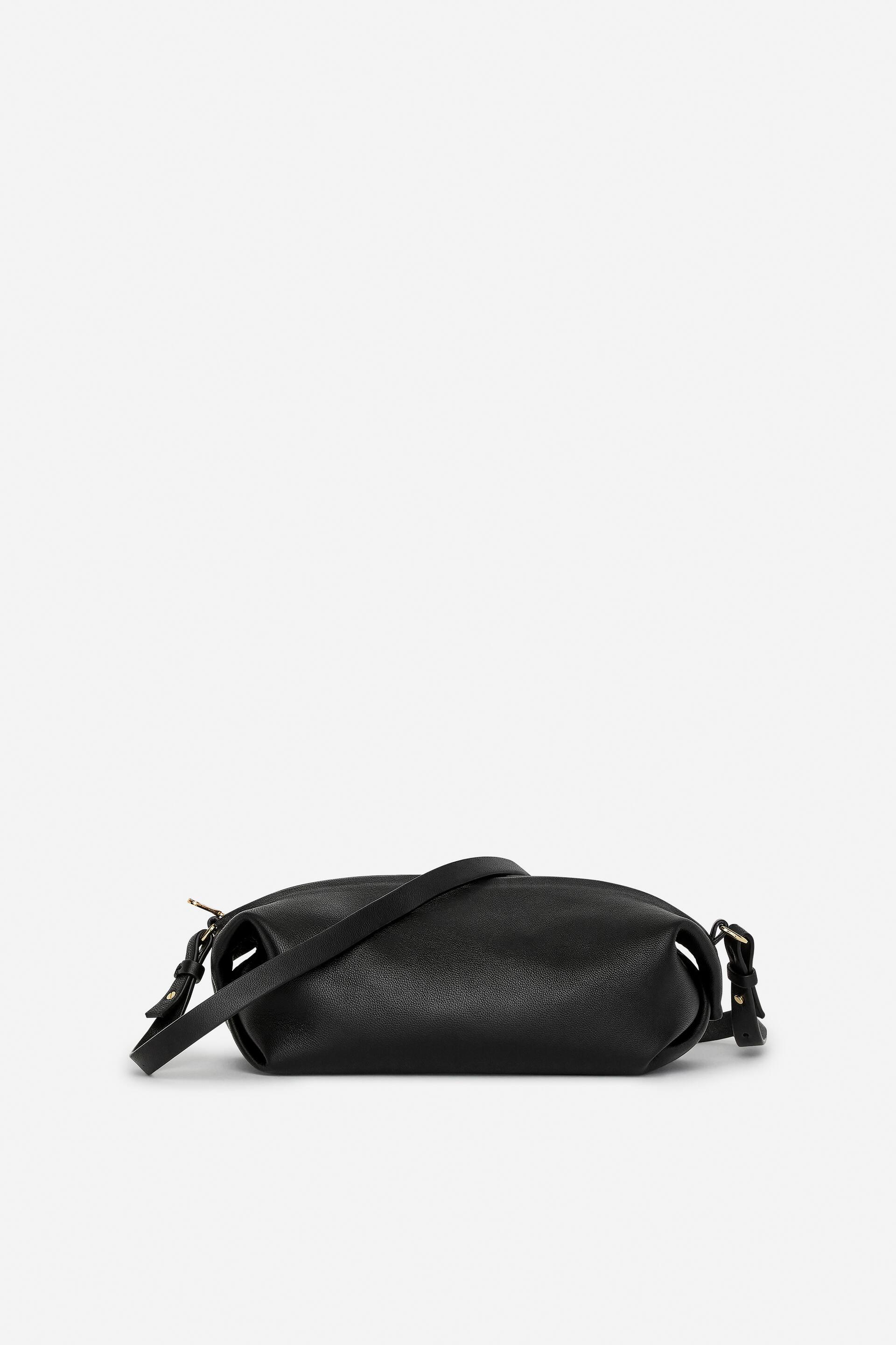 Se større billede: Crossbody-taske i læder - Sort - DAME | H&M DK 1