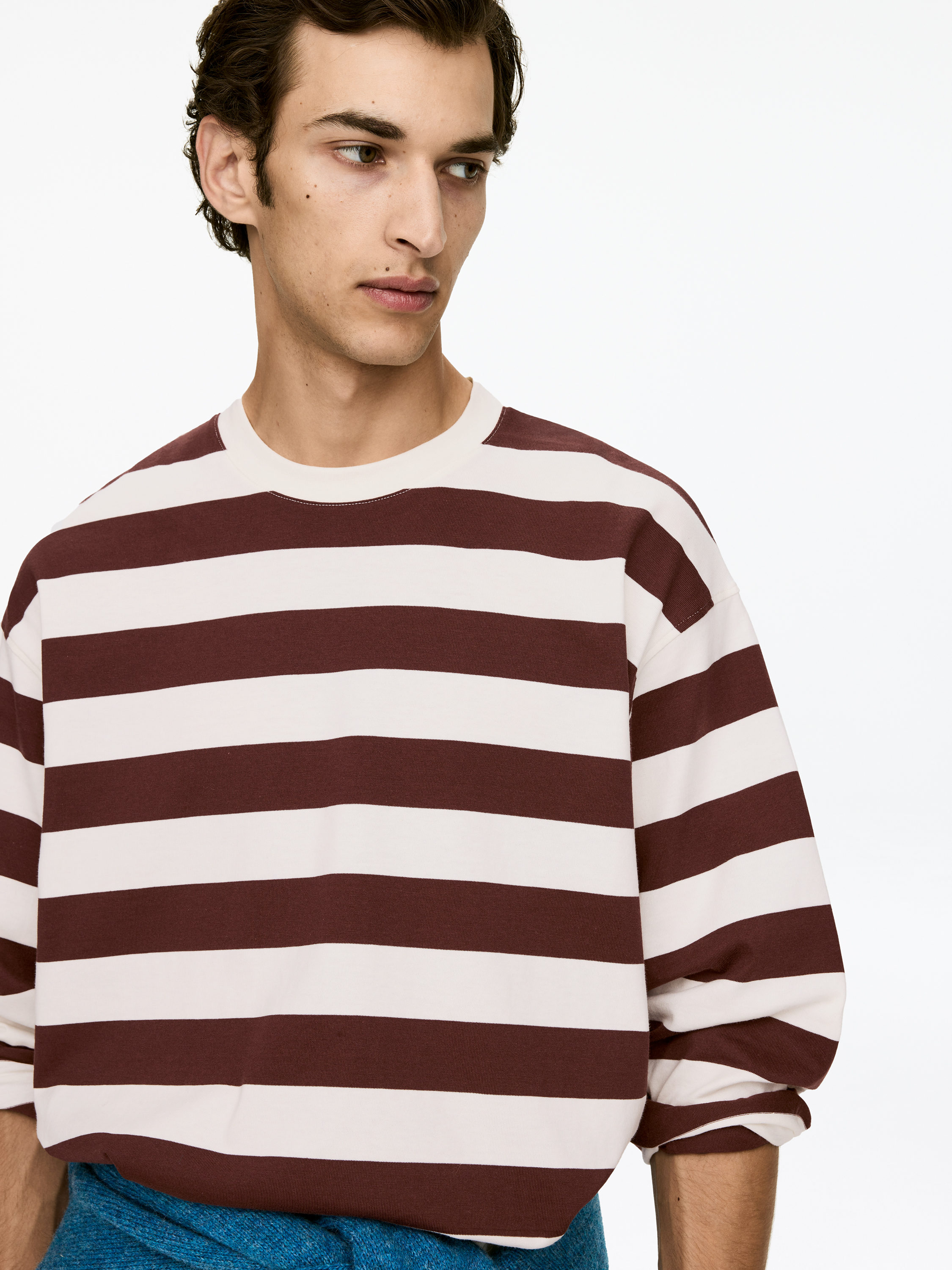 Long-Sleeve T-Shirt - Burgundy - Regular fit - Men - StillMedia/Lookbook - 3