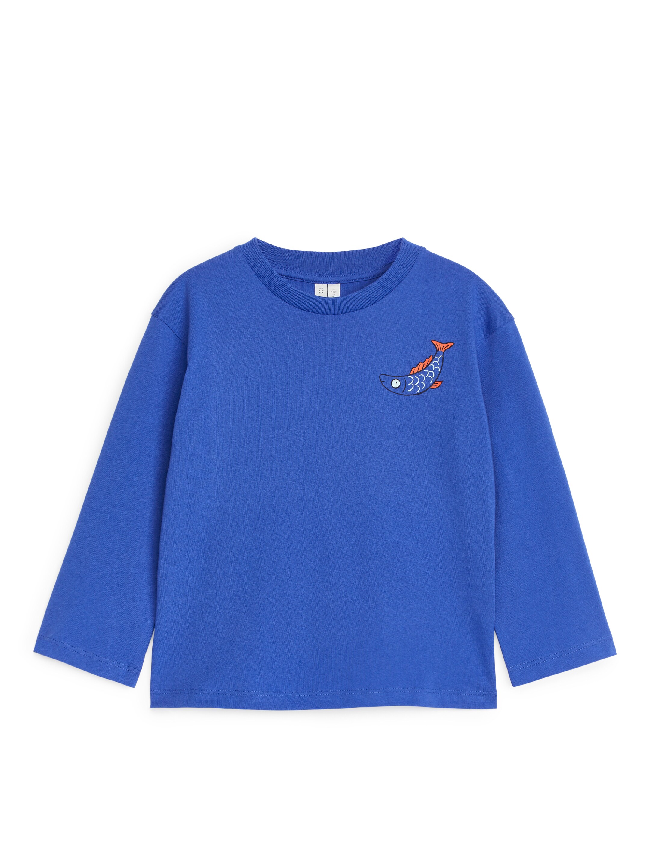 Long-Sleeve T-Shirt - Bright Blue - Loose fit - Children - StillMedia/DescriptiveStillLife - 3